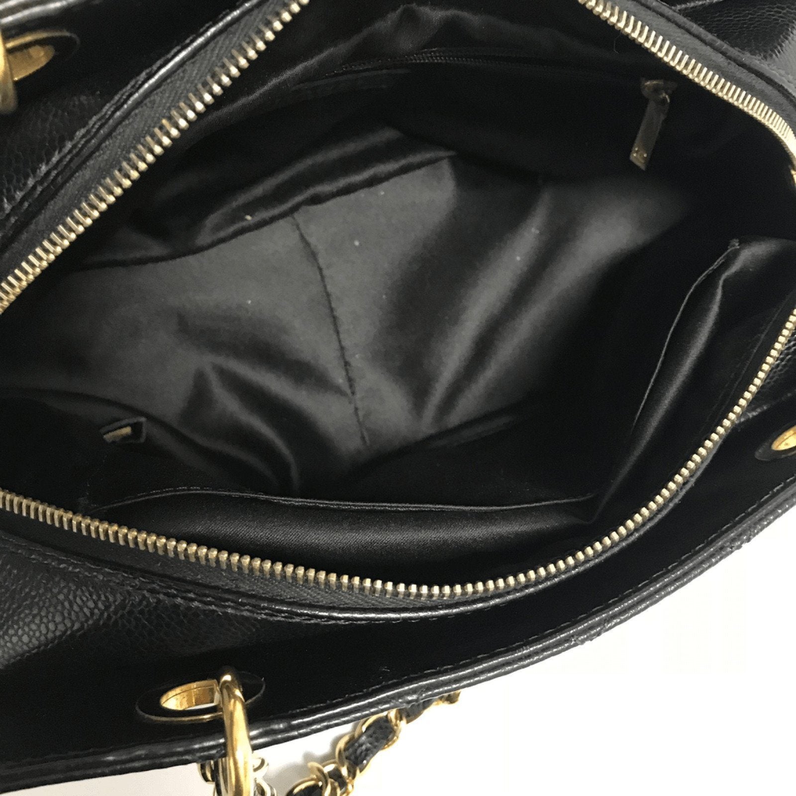 Chanel Black Caviar Petite Timeless Tote