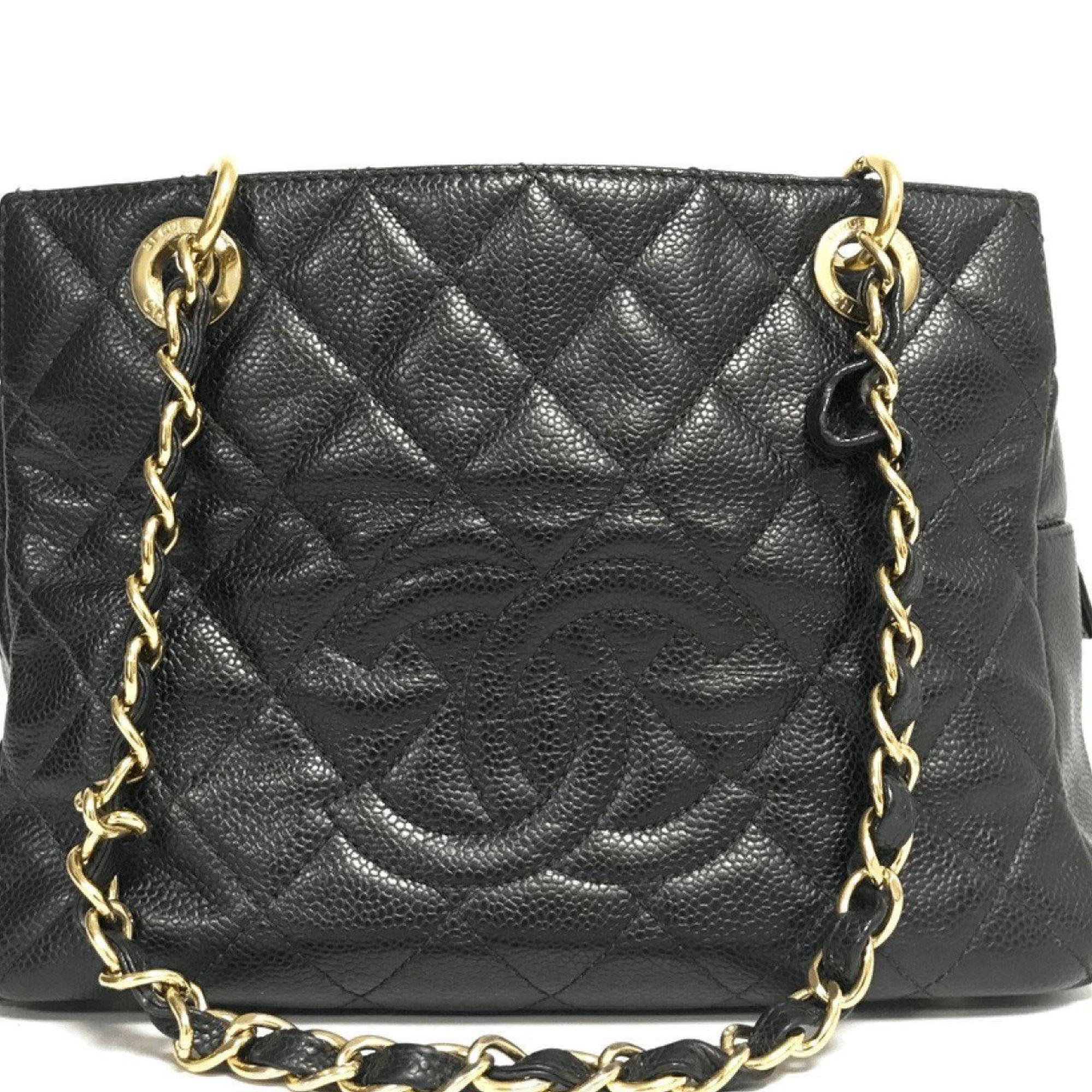 Chanel Black Caviar Petite Timeless Tote