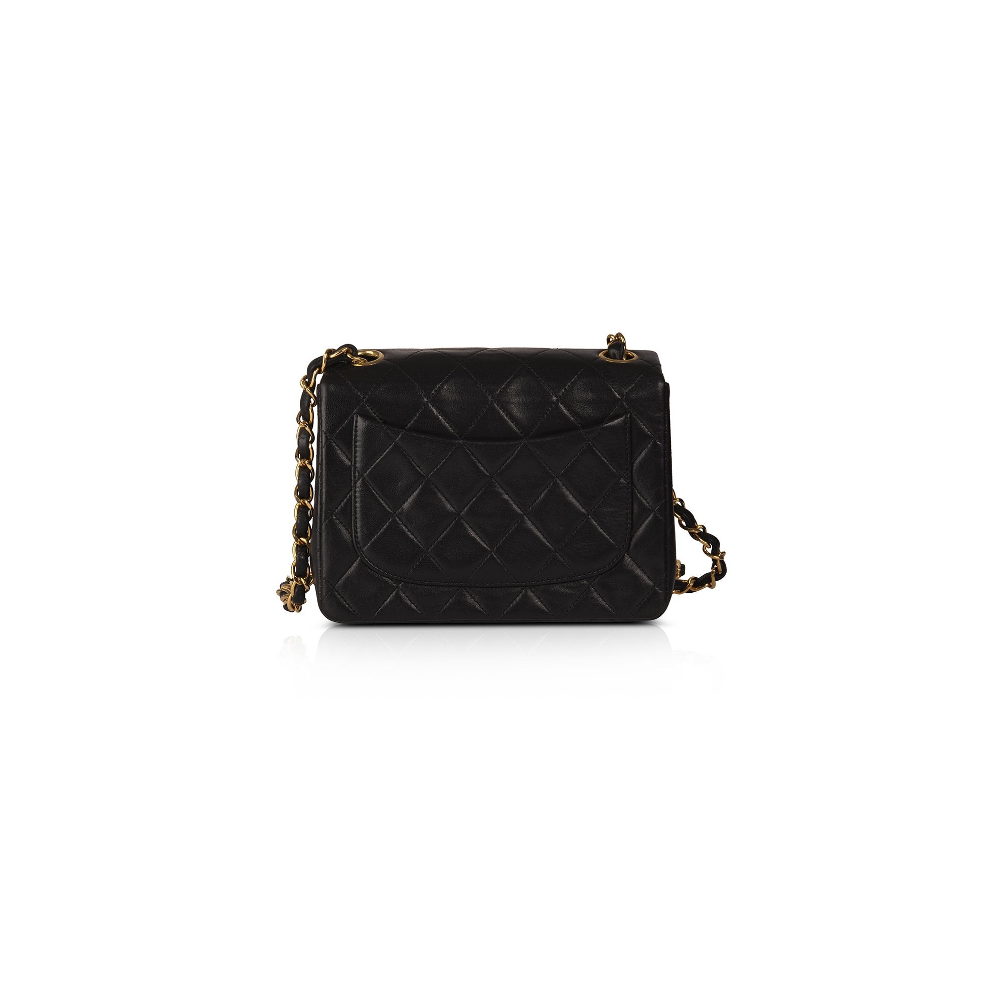 Chanel Black Classic Mini Square Flap Bag