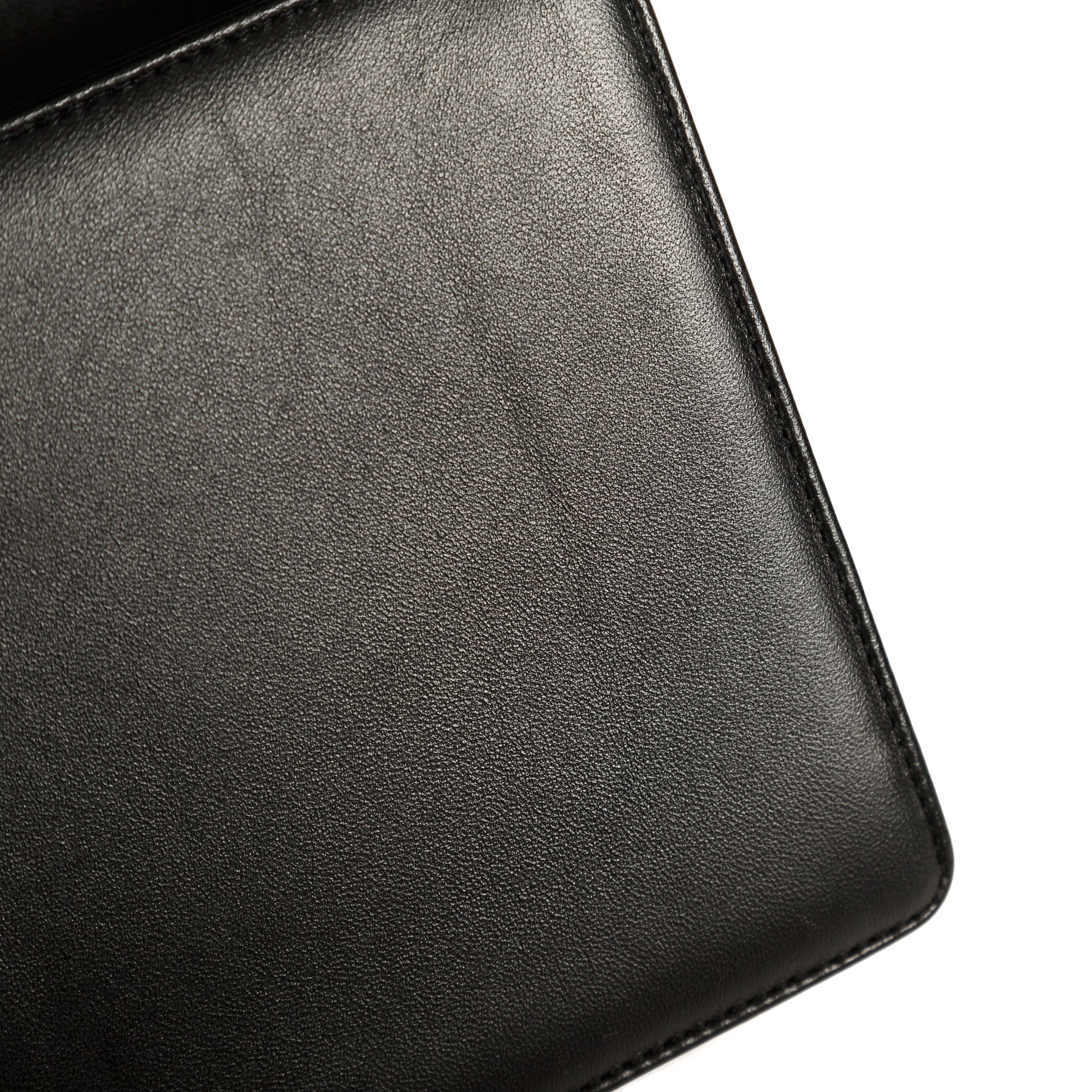 Chanel Black Lambskin Large Boy Bag w/ Authenticity Card