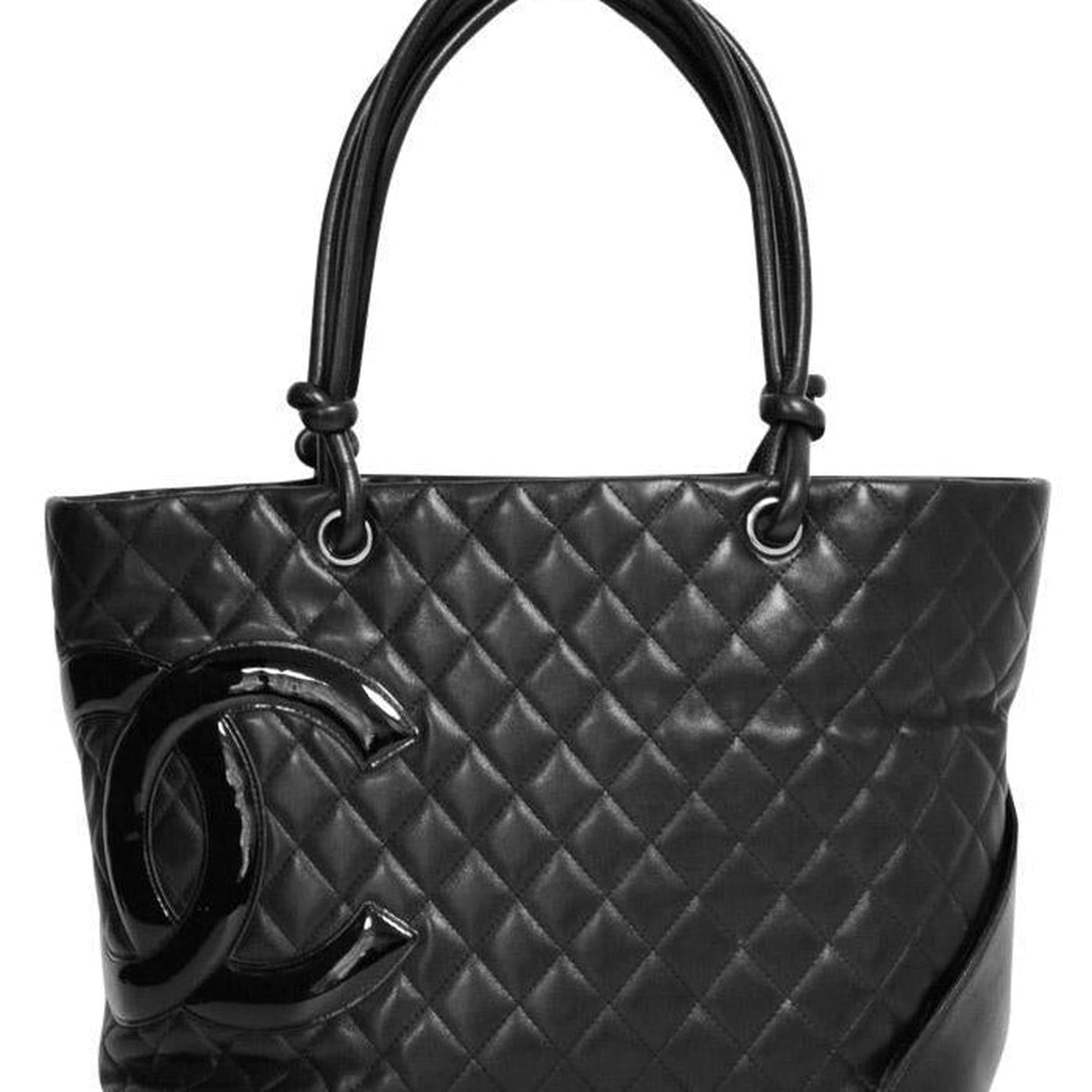 Chanel Black Ligne Cambon Tote