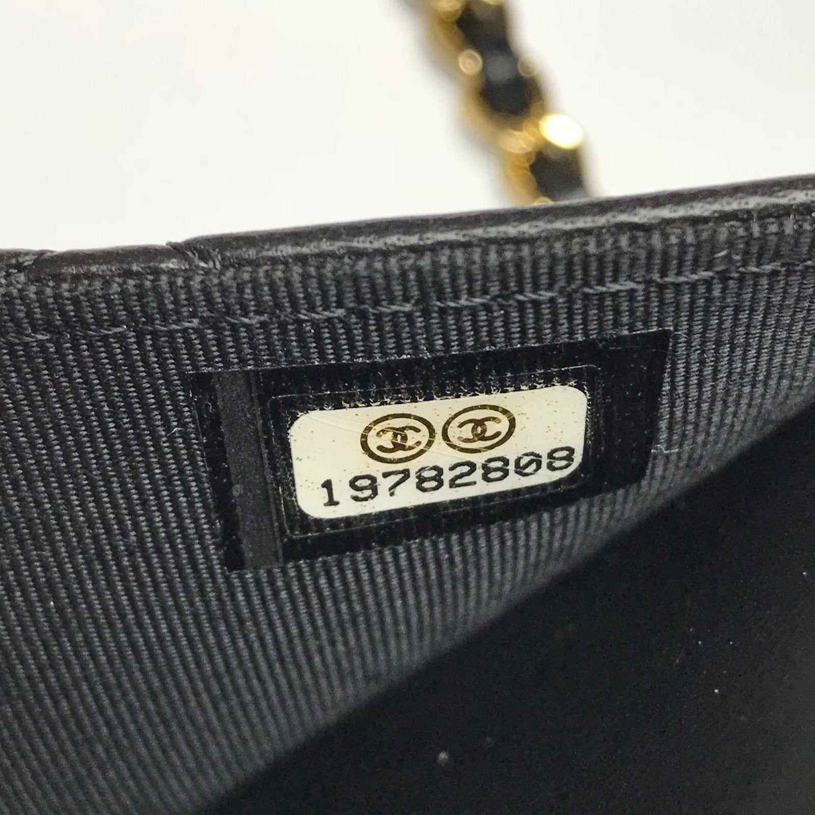 Chanel Black Quilted Lambskin WOC