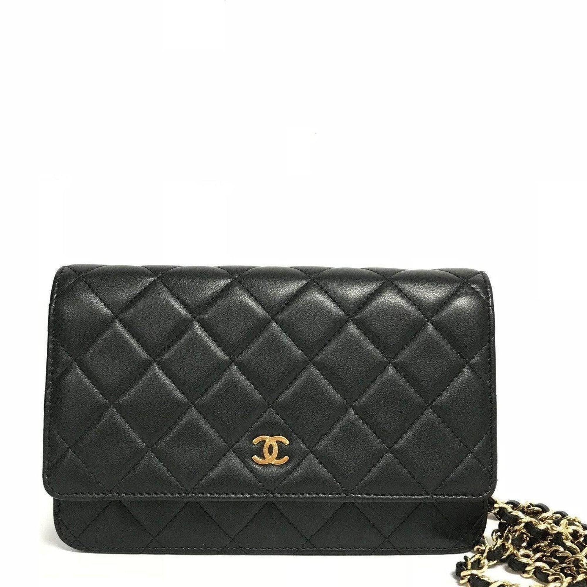 Chanel Black Quilted Lambskin WOC