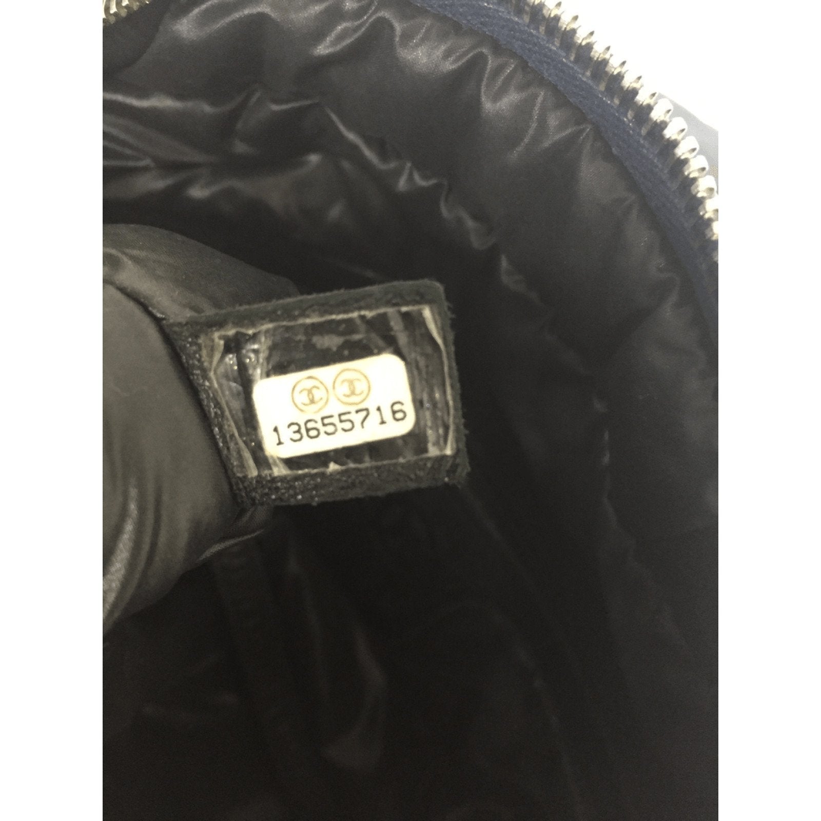 Chanel Blue Nylon Crossbody Purse