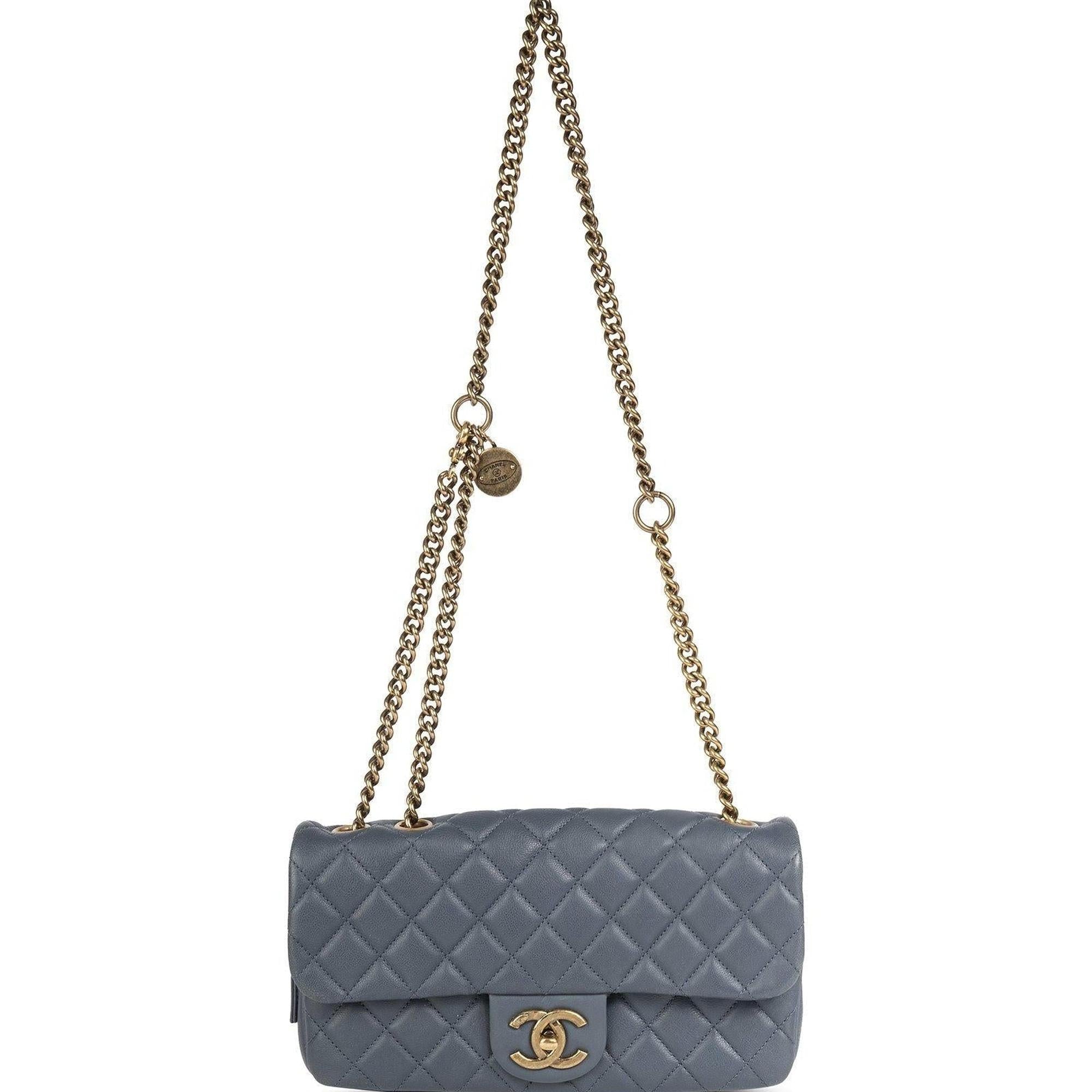 Chanel CC Crown Flap Bag w/ Box