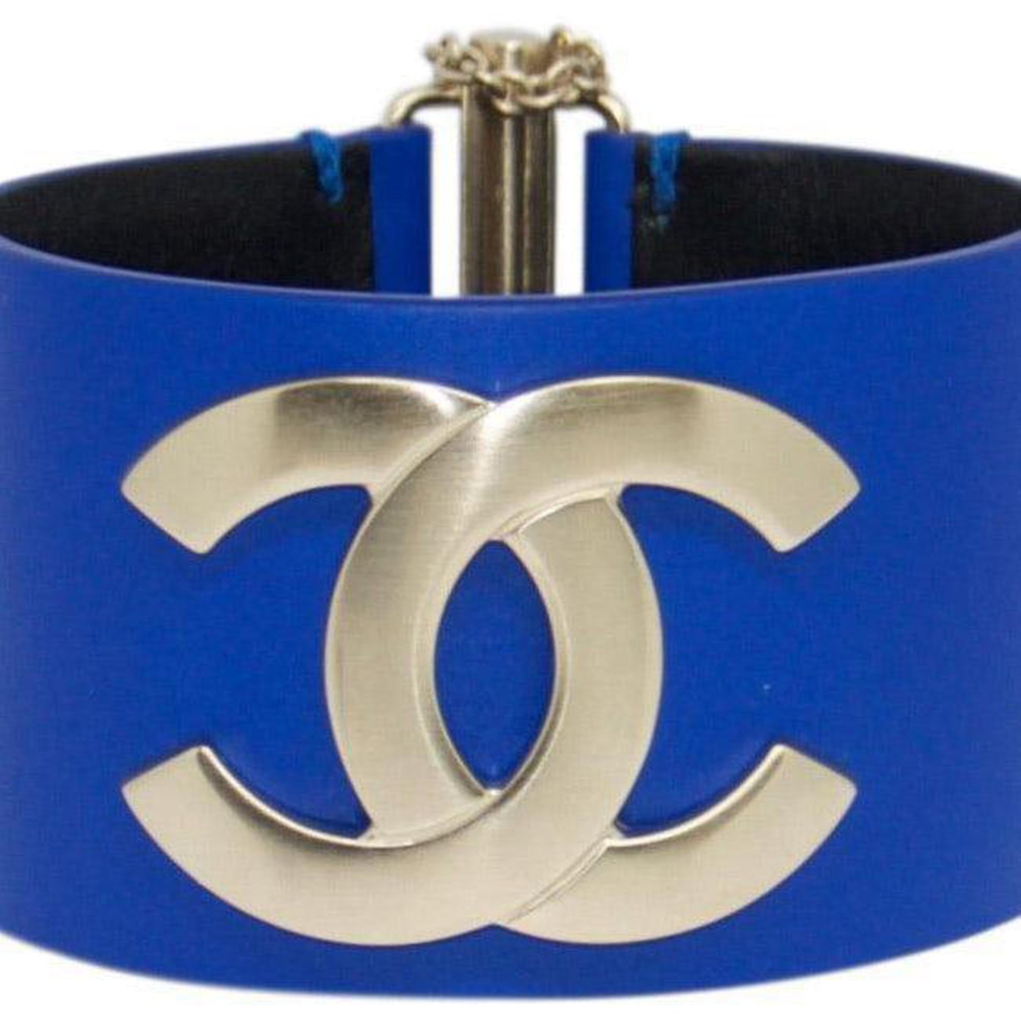 Chanel CC Leather Logo Bracelet