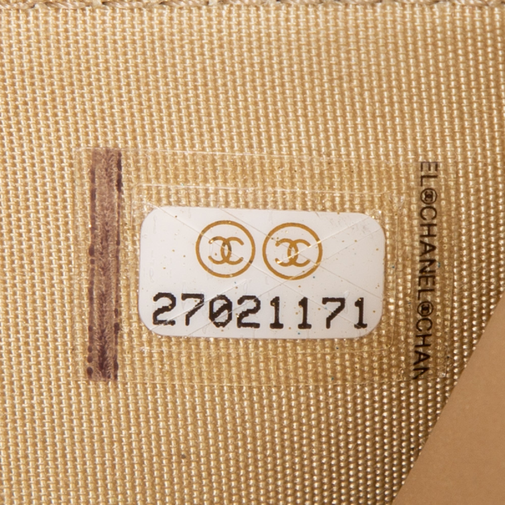 Chanel Camellia Studded Wallet on Chain w/ Authenticity Card