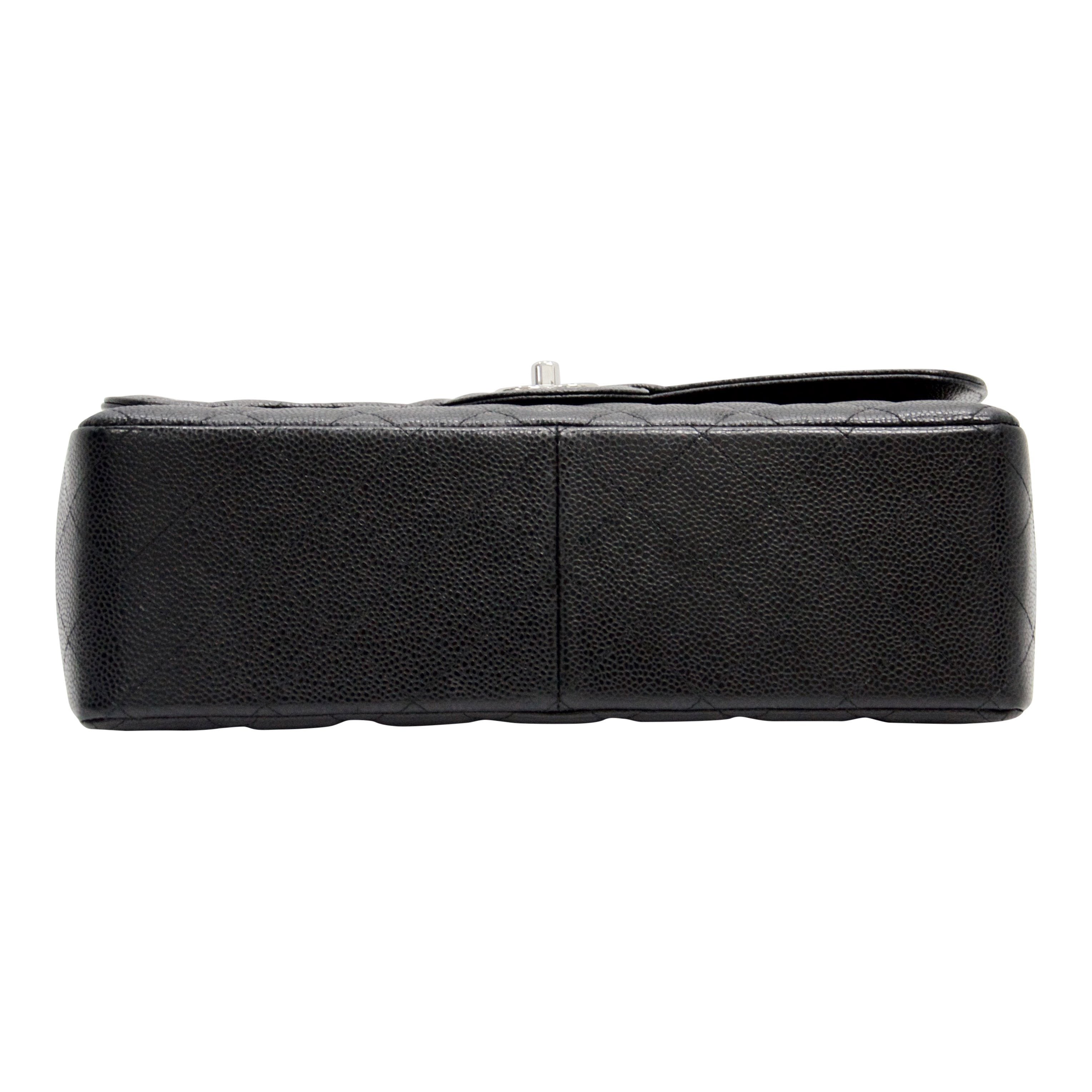 Chanel Caviar Classic Jumbo Double Flap Bag