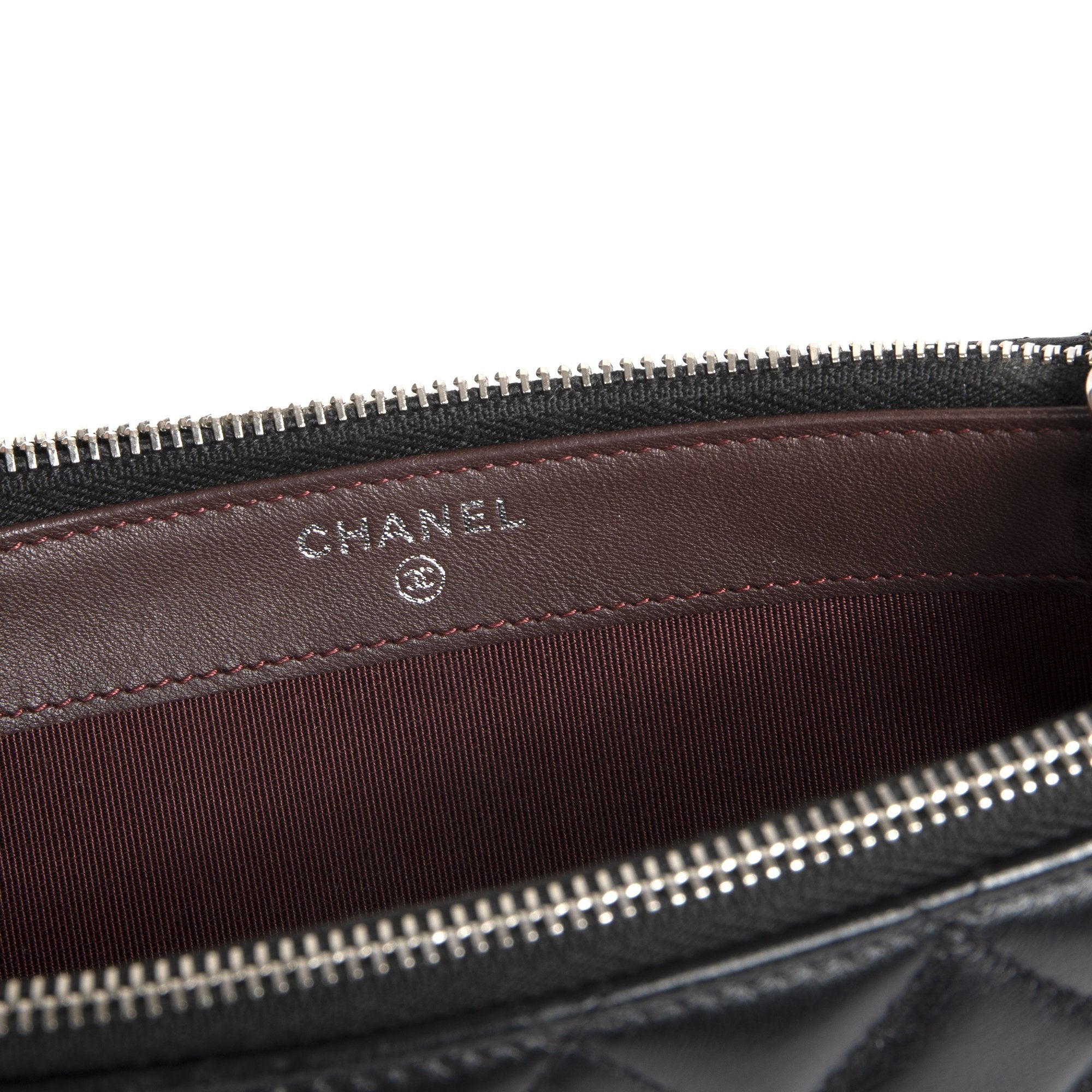 Chanel Classic Double Zip Wallet on Chain w/ Box & Authenticity Card