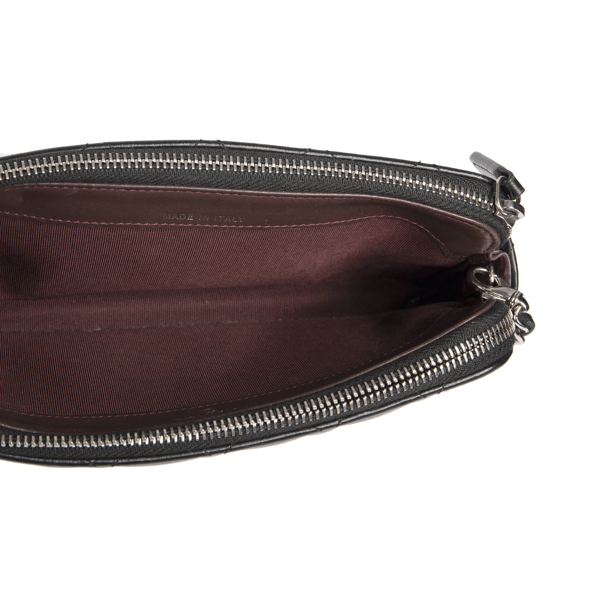 Chanel Classic Double Zip Wallet on Chain w/ Box & Authenticity Card