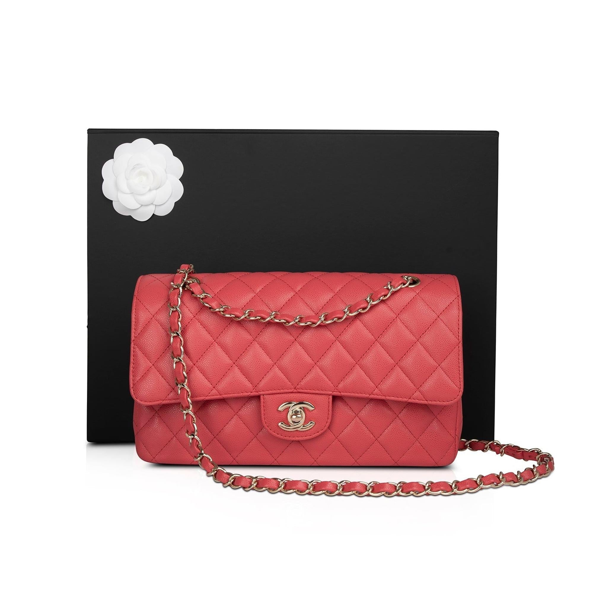 Chanel Classic Medium Double Flap Bag w/ Box, Authenticity Card & Receipt