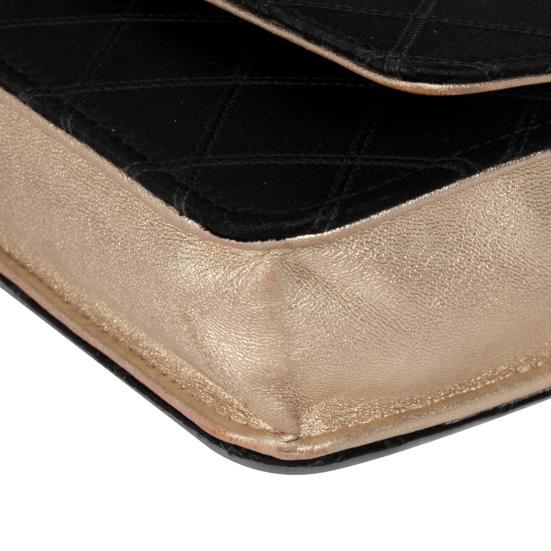 Chanel Classic Satin Wallet on Chain w/ Authenticity Card