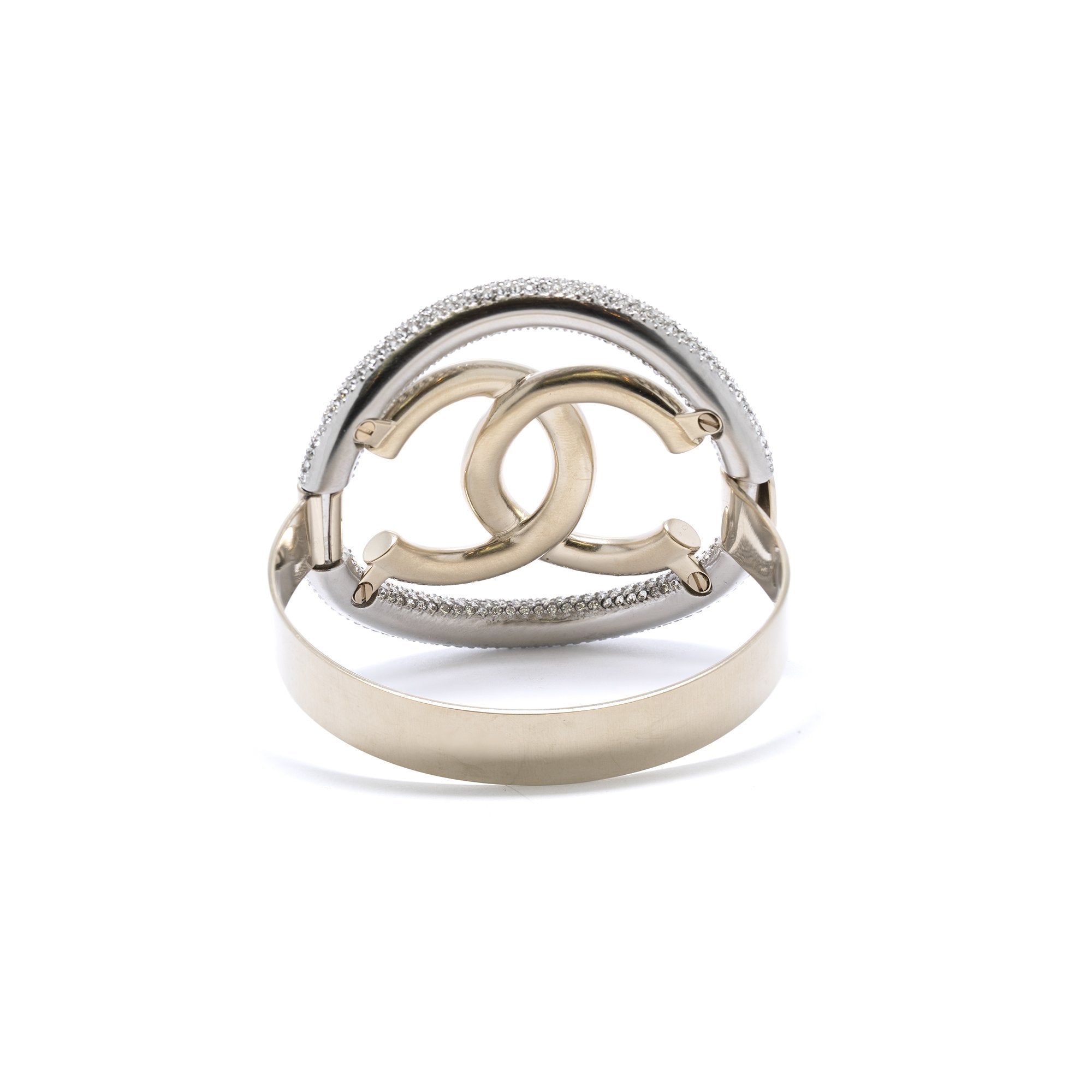 Chanel Crystal CC Bracelet w/ Box