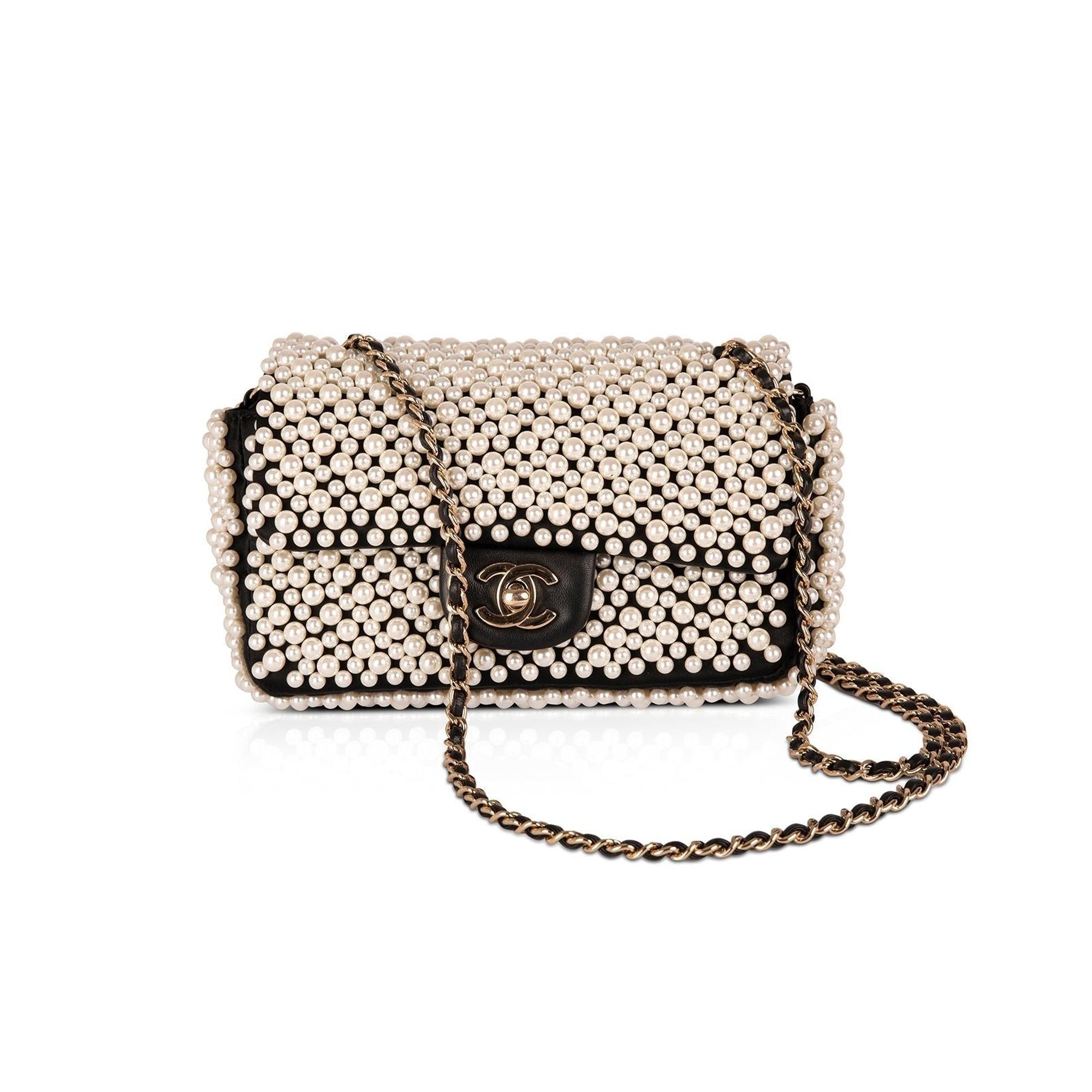 Chanel Faux Pearl CC Flap Bag – Oliver Jewellery