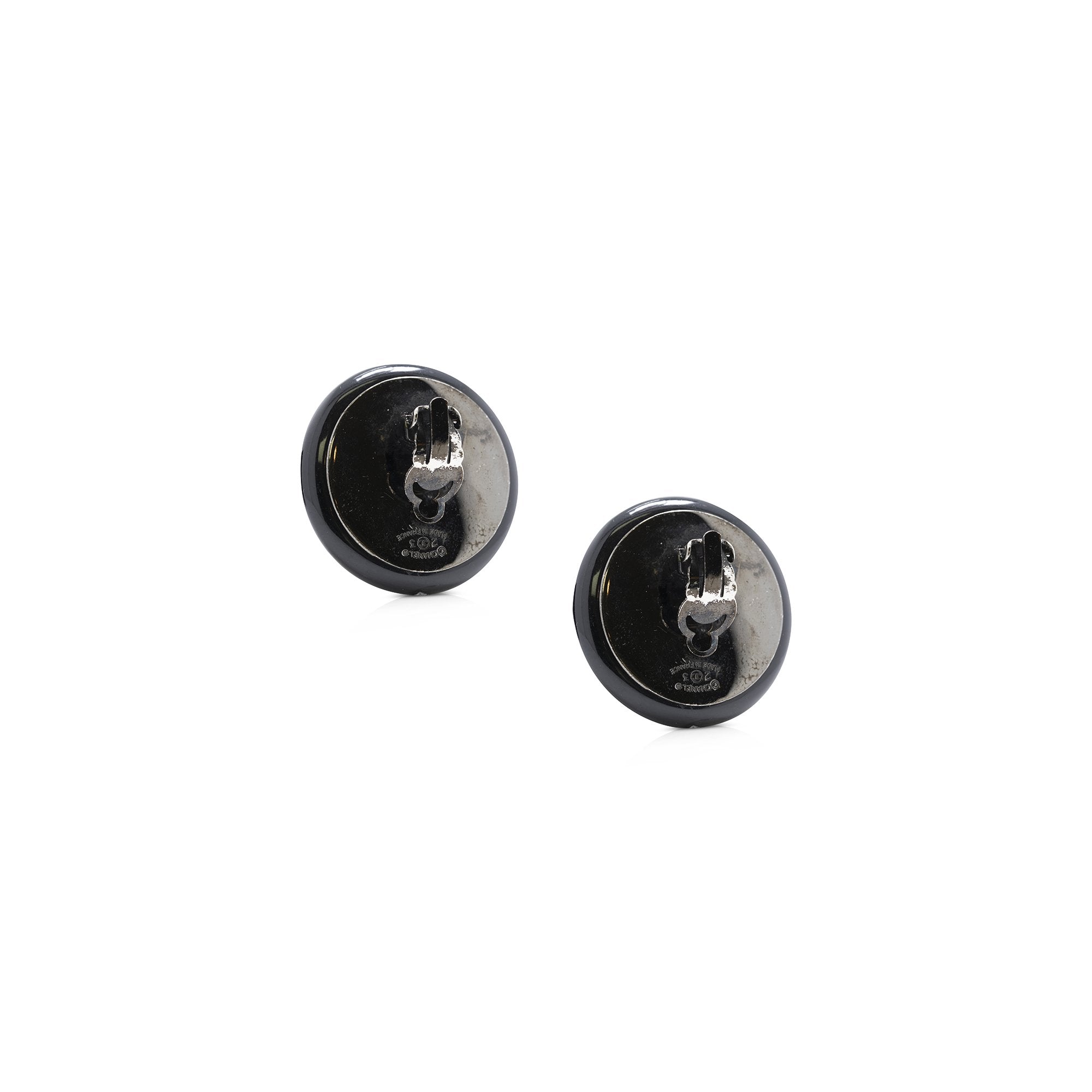 Chanel Faux Pearl Clip-On Earrings w/ Box