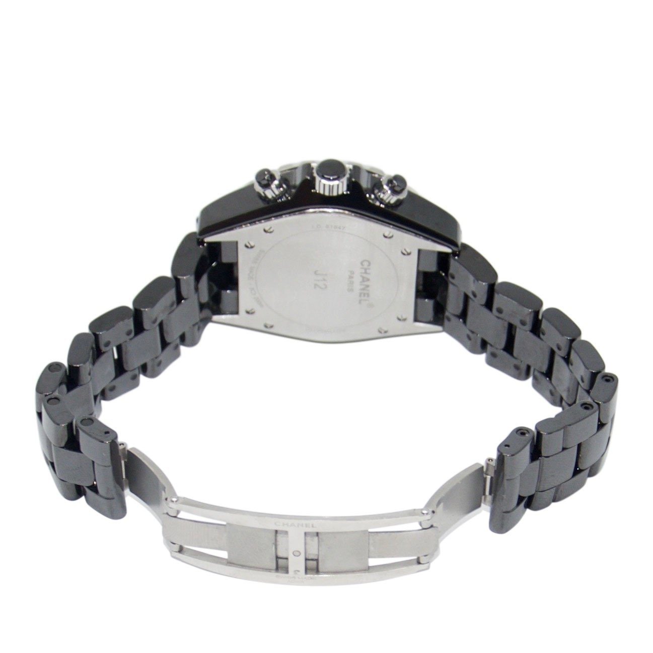 Chanel J12 Black Ceramic Chronograph Watch