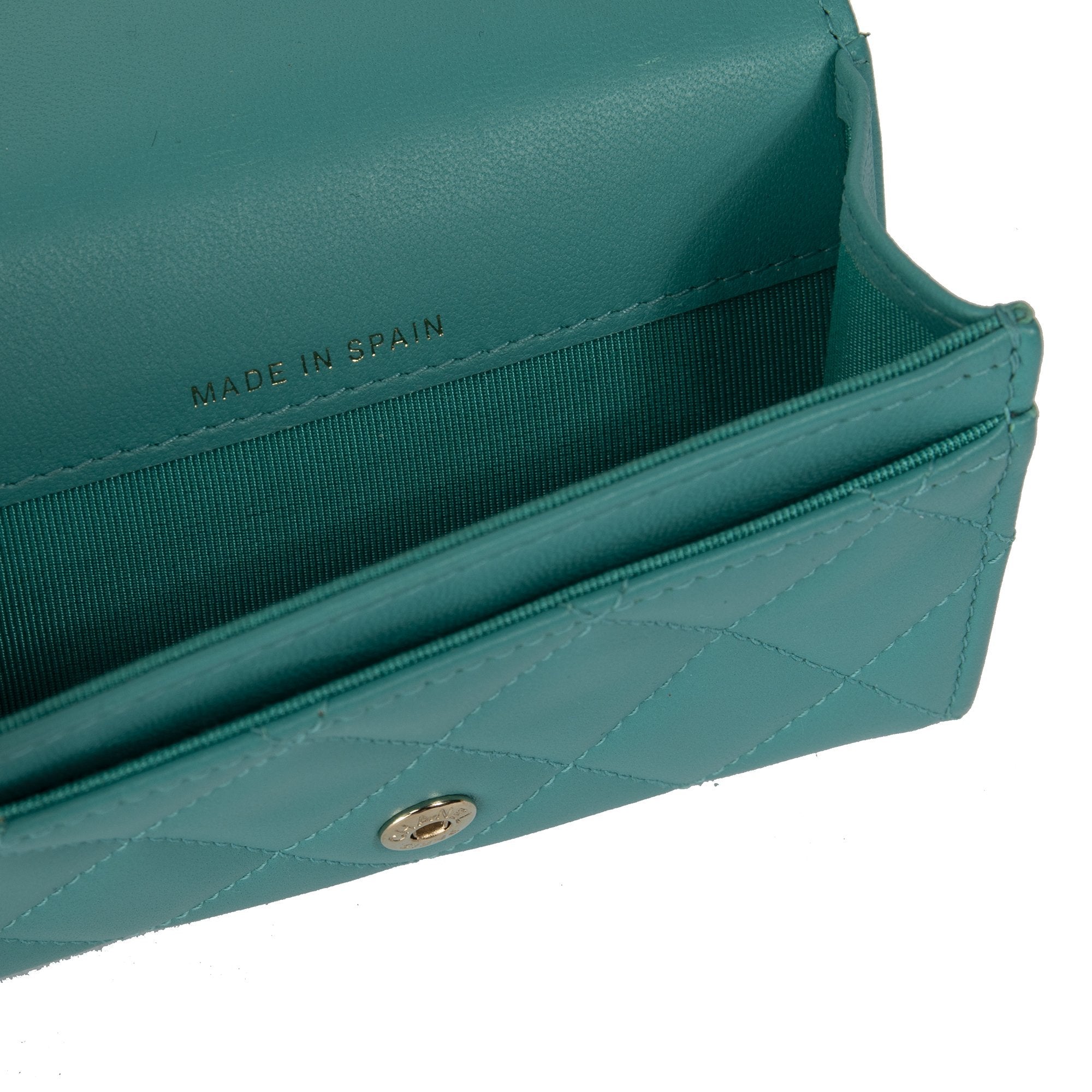 Chanel Lambskin Classic Card Holder w/ Box