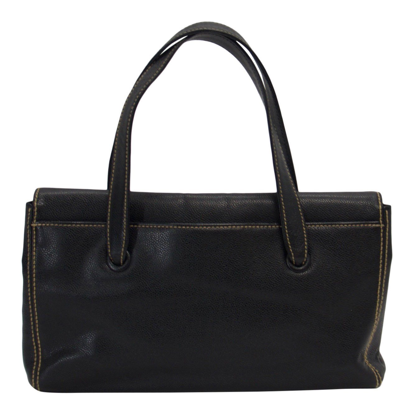 Chanel Large CC Stitch Flap Satchel