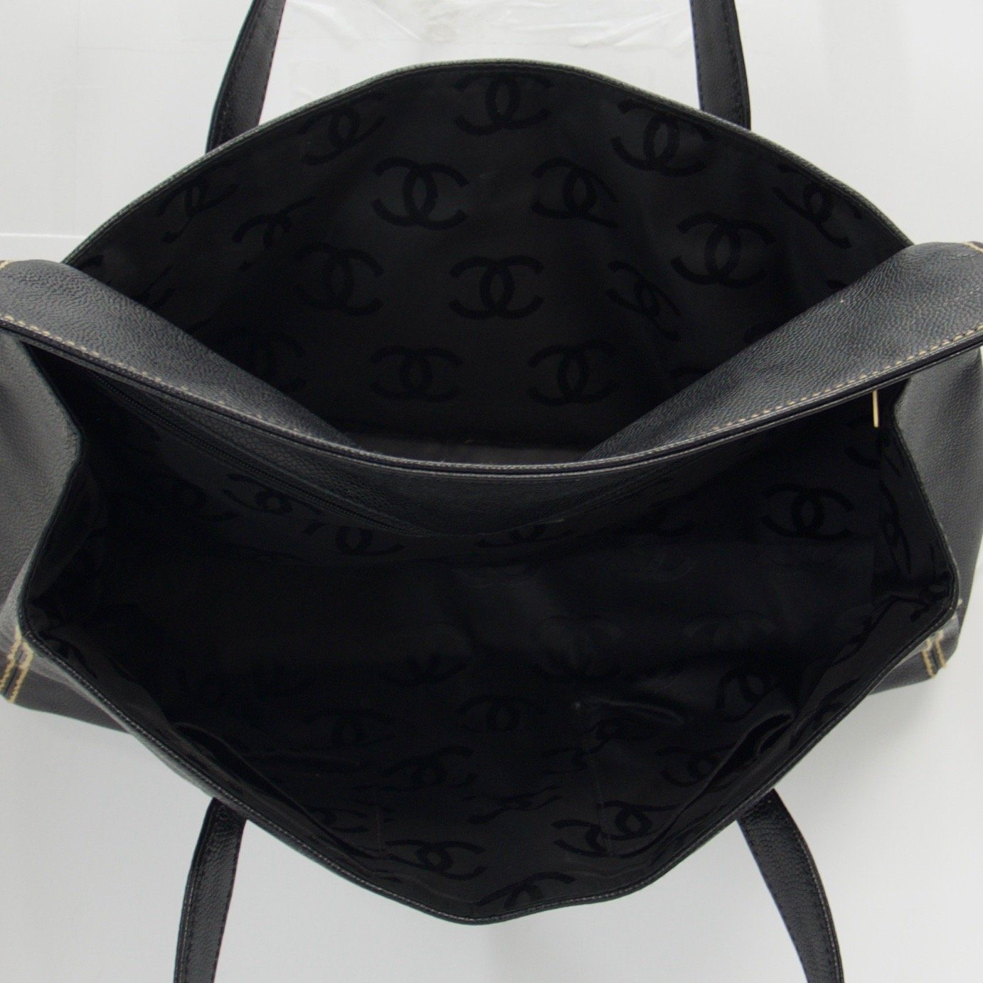 Chanel Large CC Stitch Flap Satchel