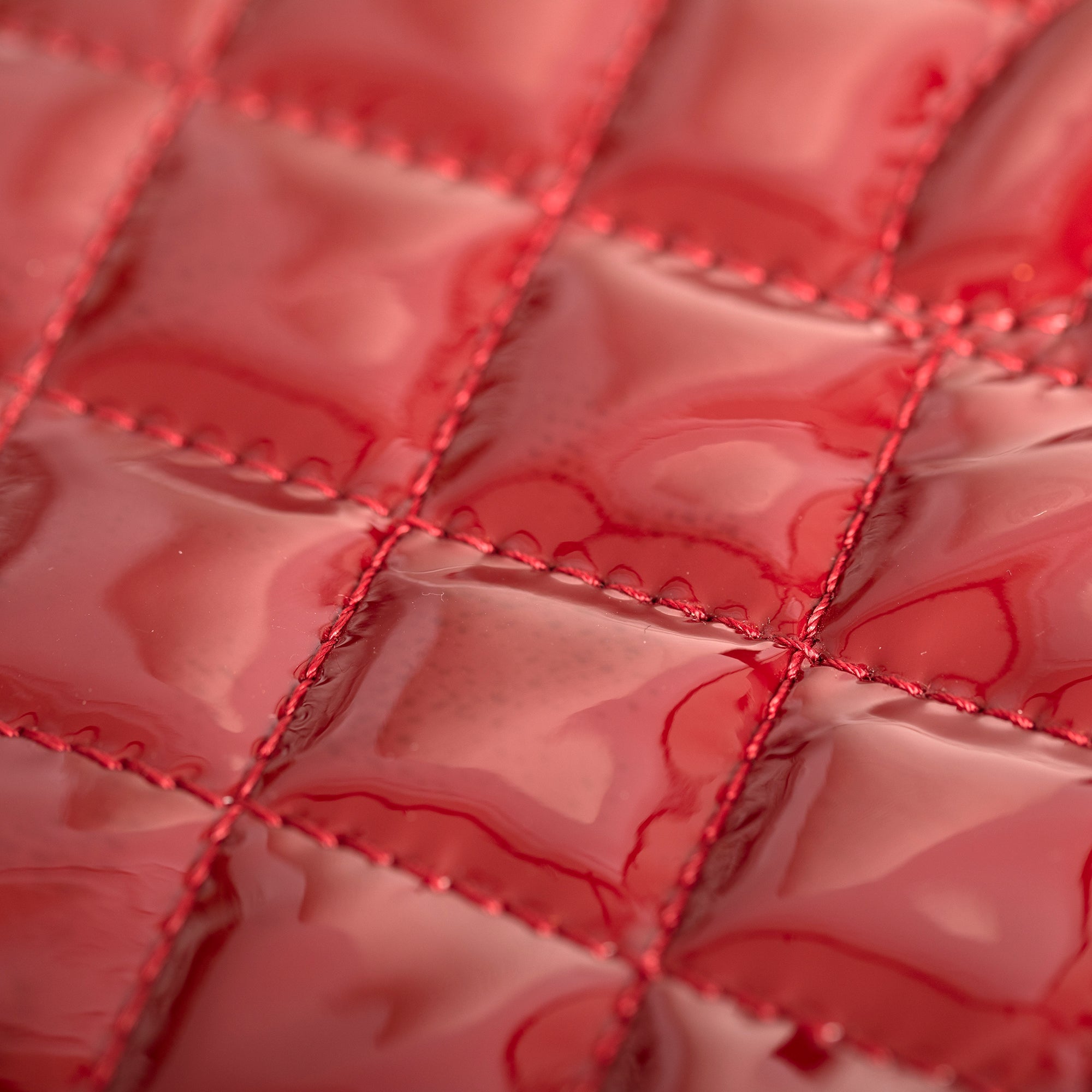 Chanel Large Patent Leather Timeless CC Frame Clutch w/ Authenticity Card