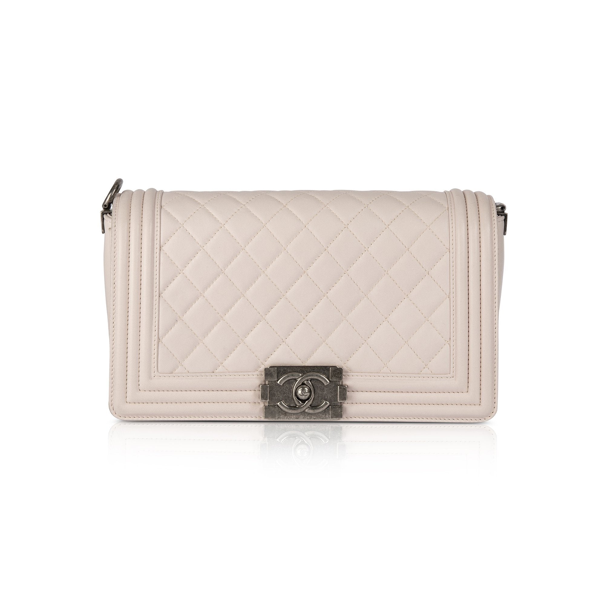 Chanel Light Pink Medium Boy Bag w/ Box