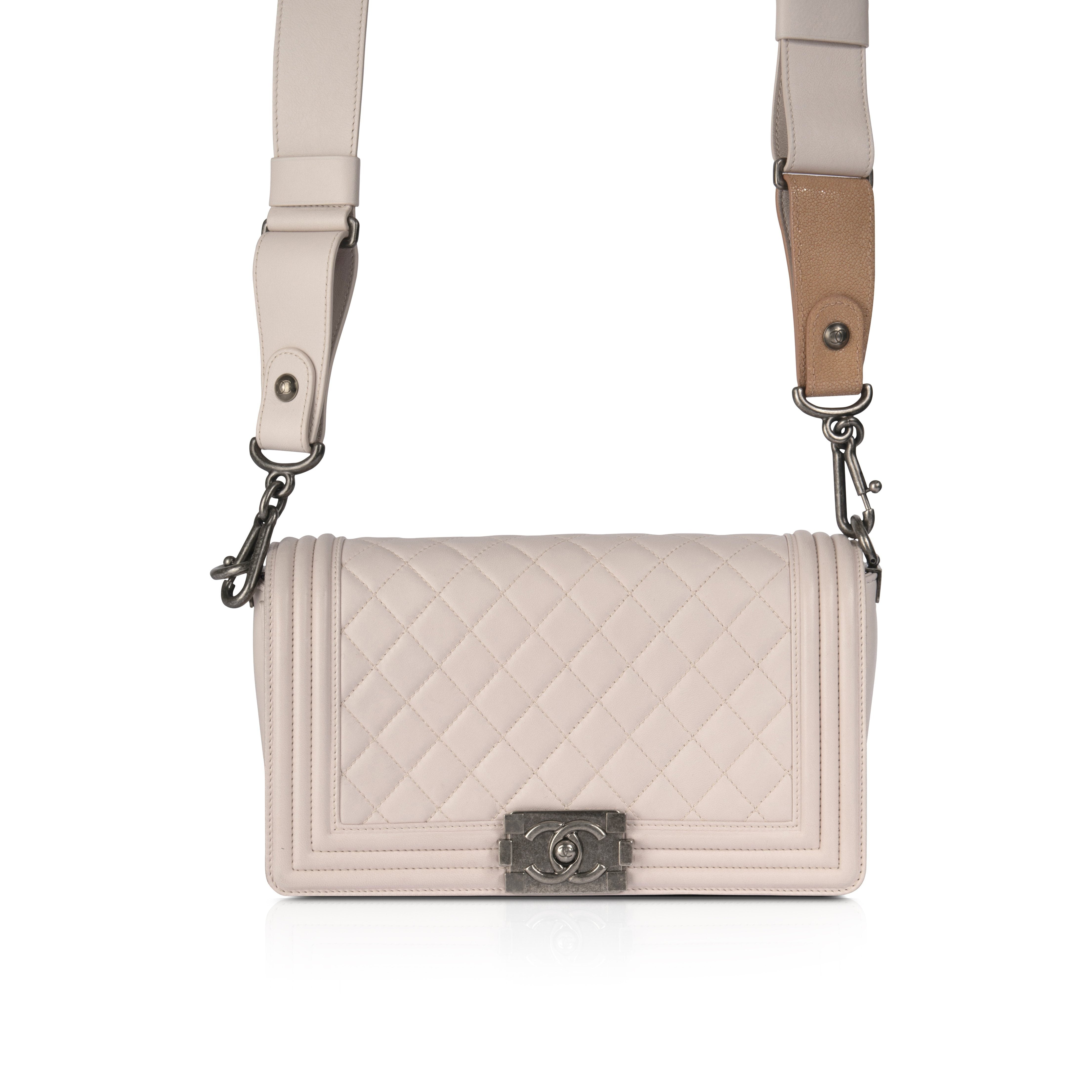 Chanel Light Pink Medium Boy Bag w/ Box