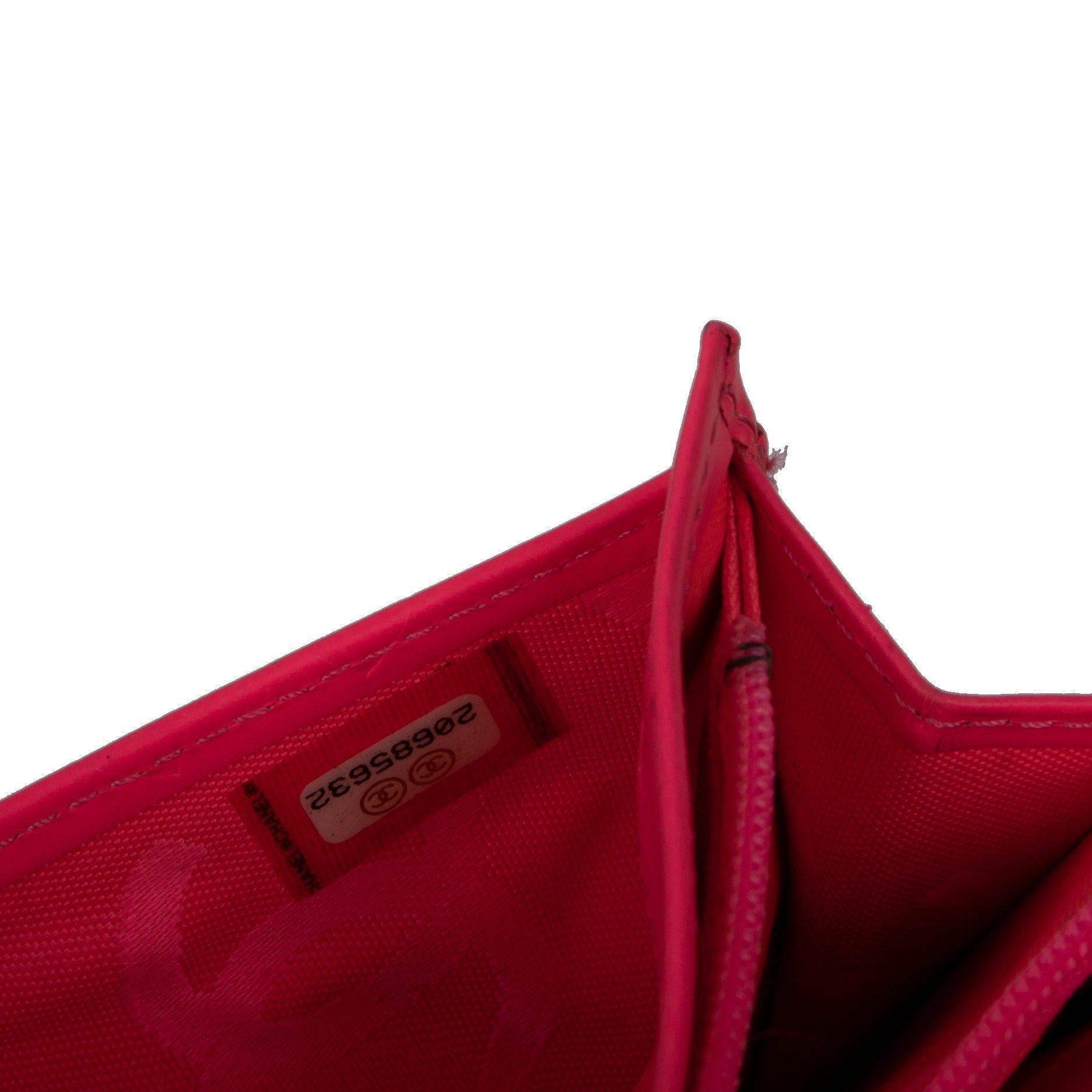 Chanel Ligne Cambon Yen Wallet w/ Box & Receipt