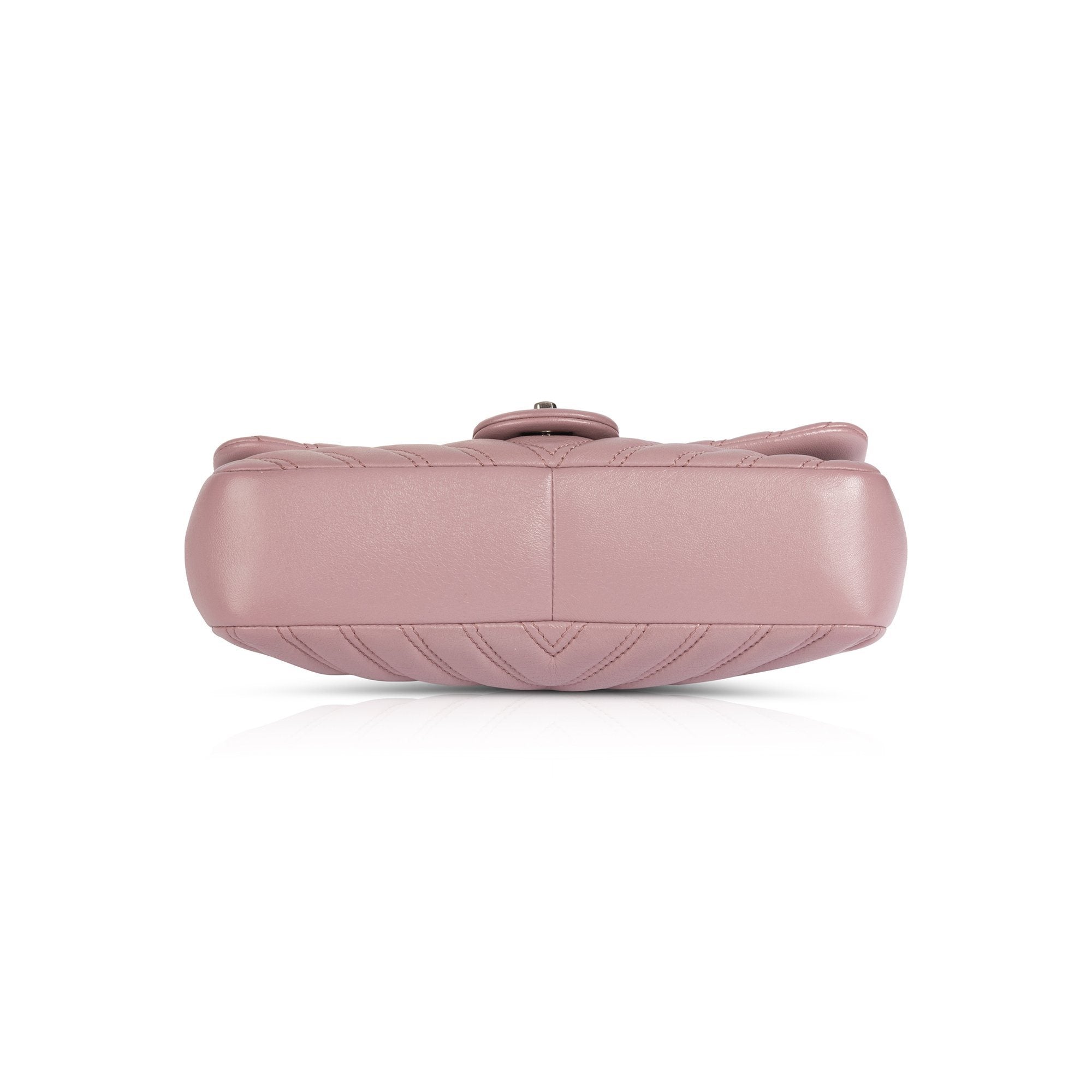 Chanel Medium Chevron Double Stitch Single Flap Bag