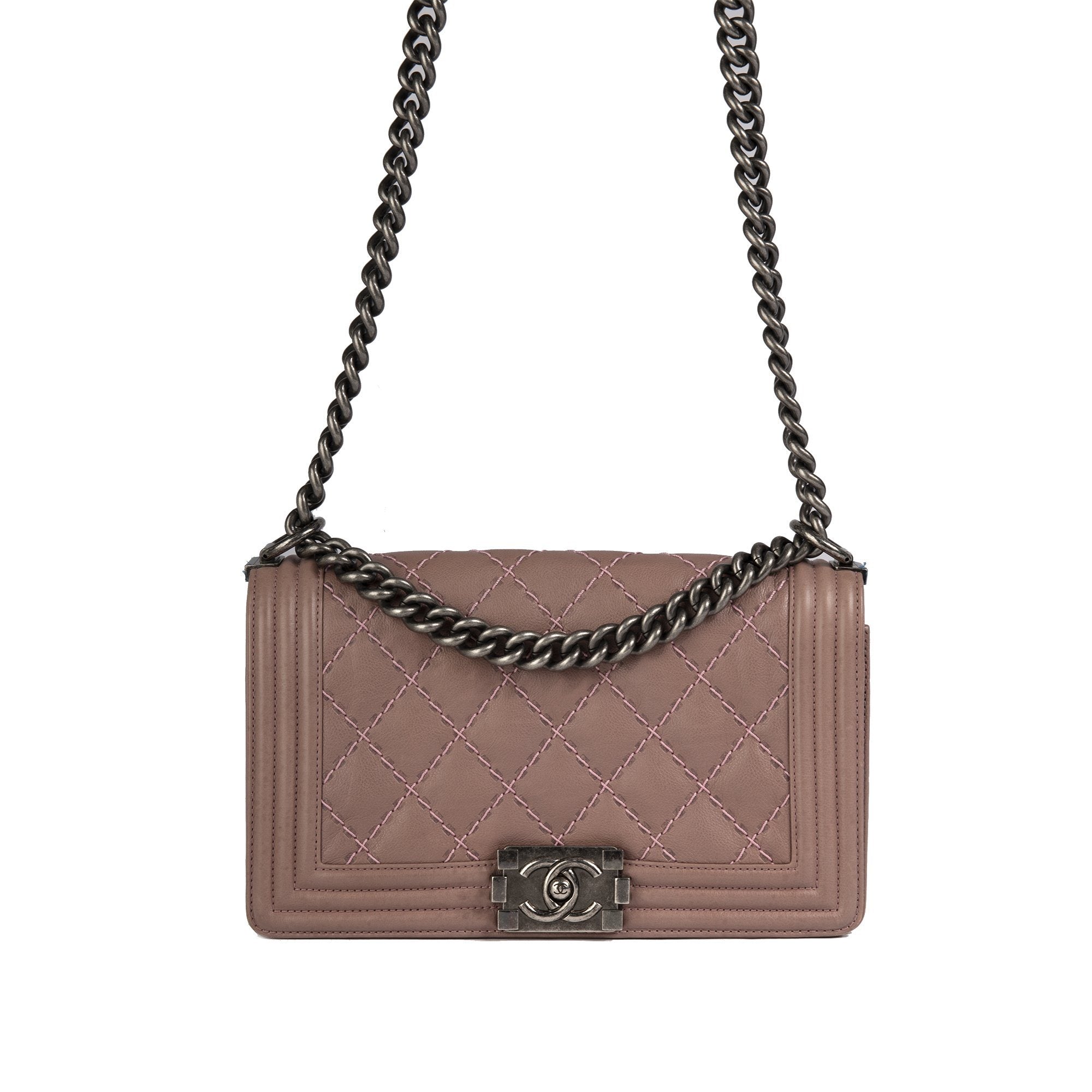 Chanel Medium Double Stitch Boy Bag