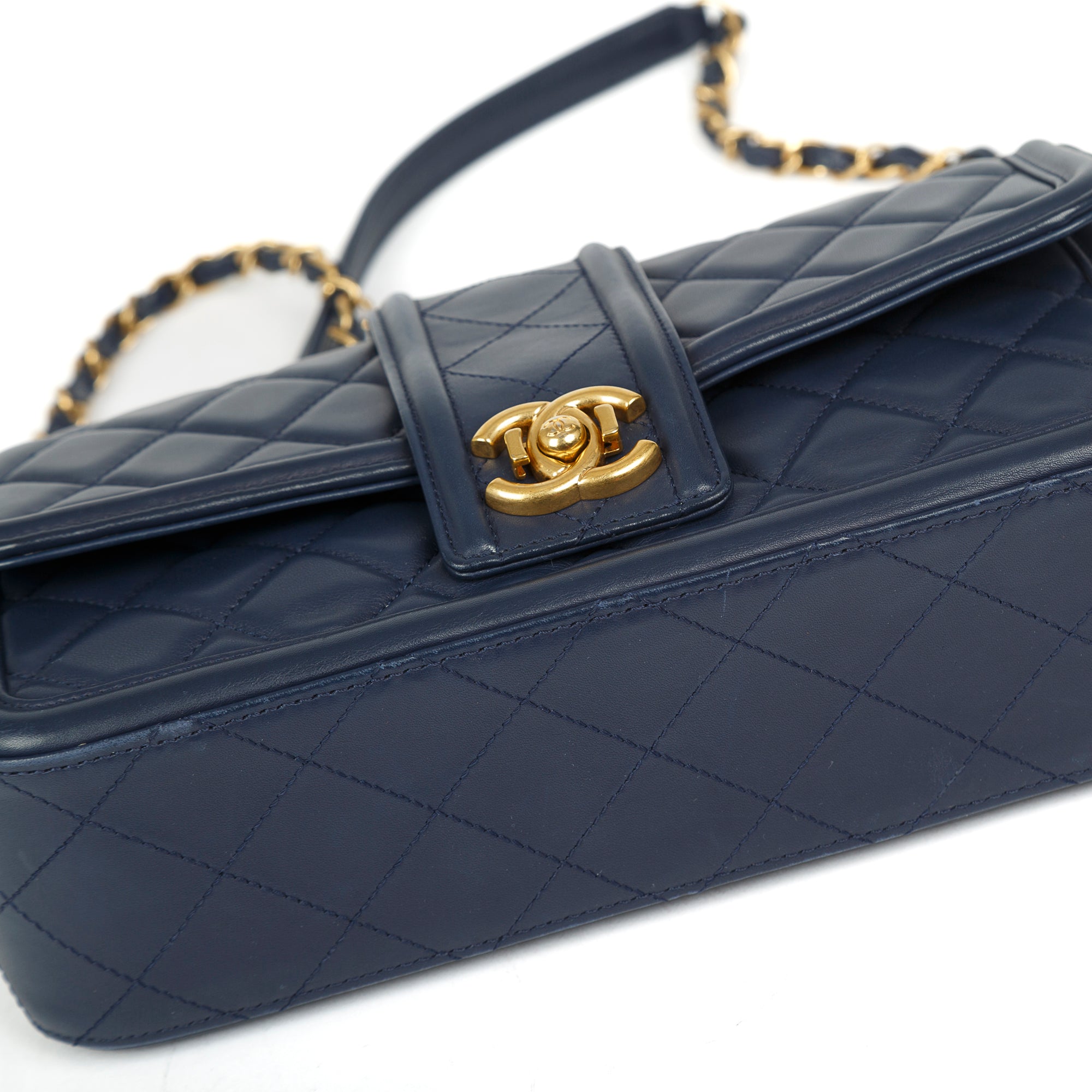 Chanel Medium Elegant CC Flap Bag w/ Authenticity Card