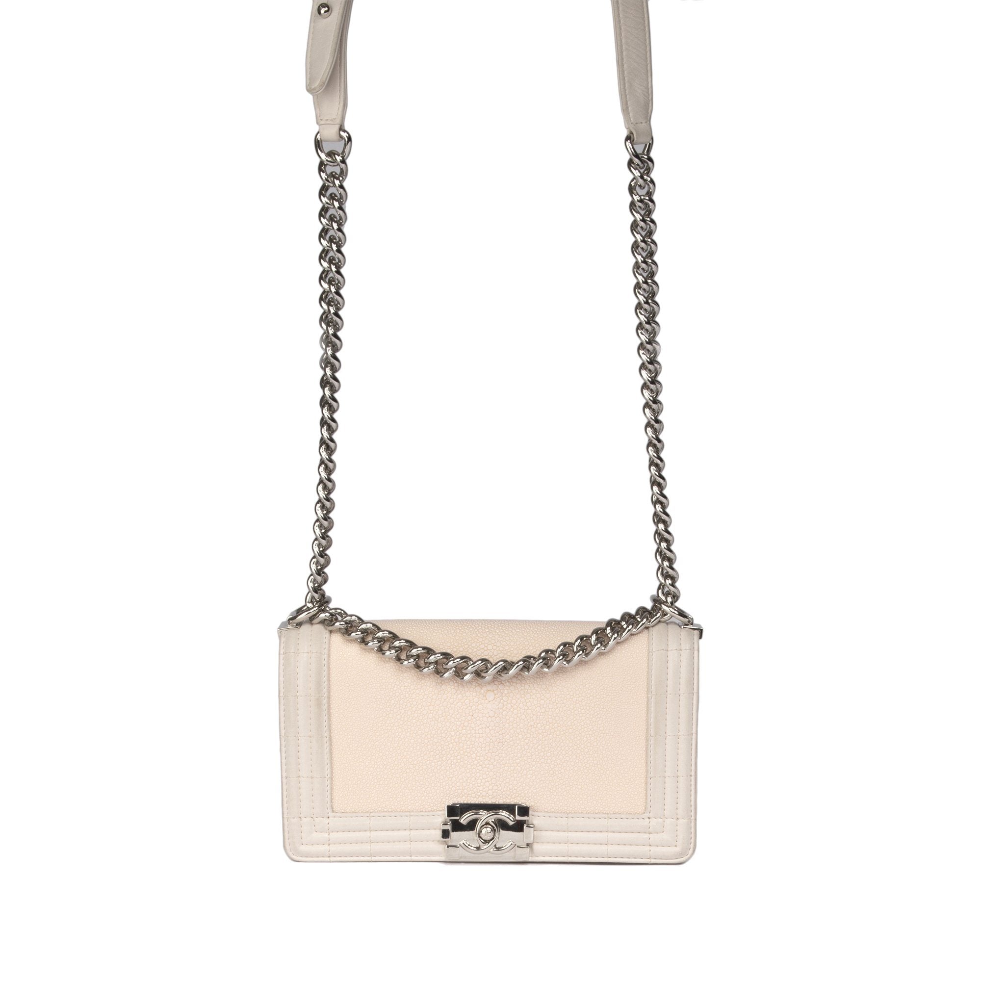 Chanel Medium Galuchat Boy Bag w/ Box