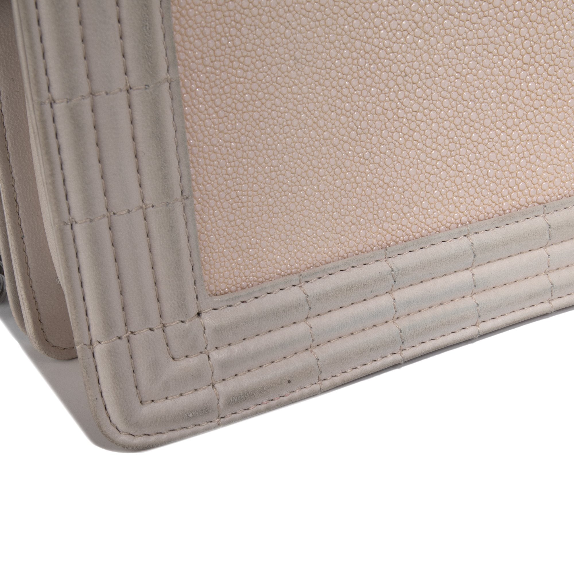 Chanel Medium Galuchat Boy Bag w/ Box