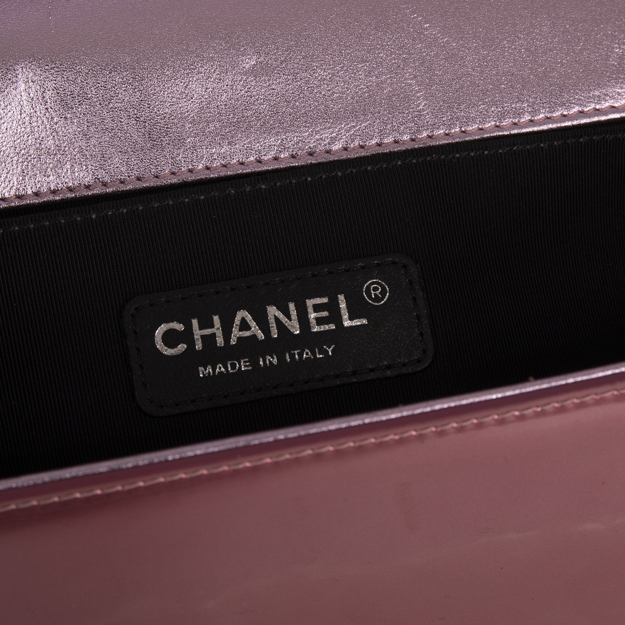 Chanel Medium Patent Boy Bag