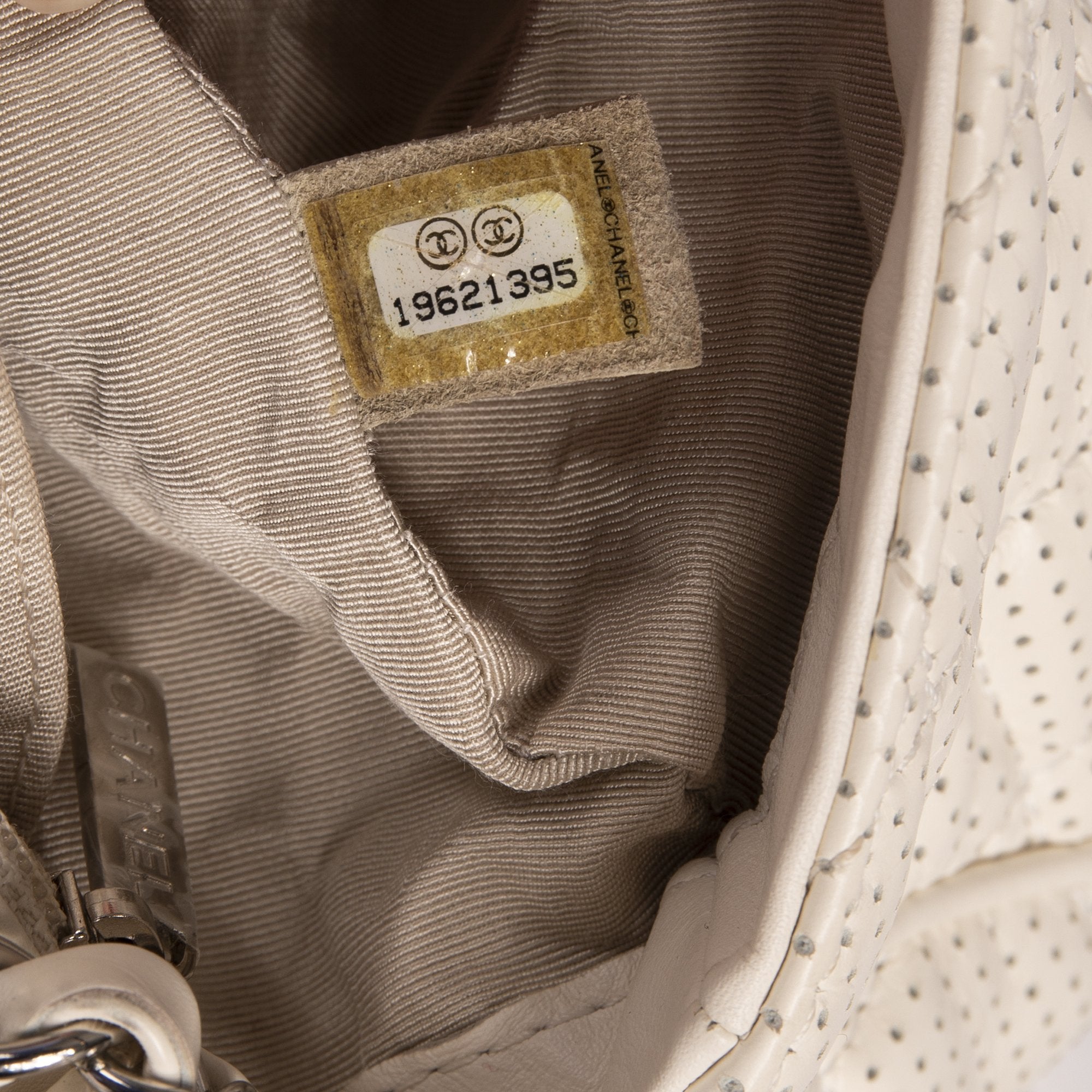 Chanel Medium Perforated Punch Flap Bag w/ Box