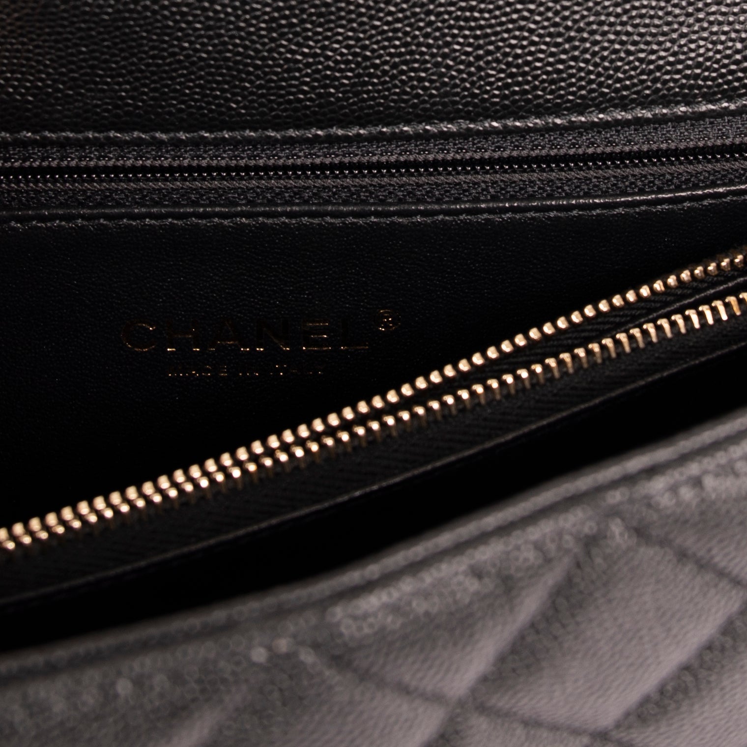 Chanel Medium Python-Trimmed Coco Handle Bag w/ Box, Receipt, Authenticity Card