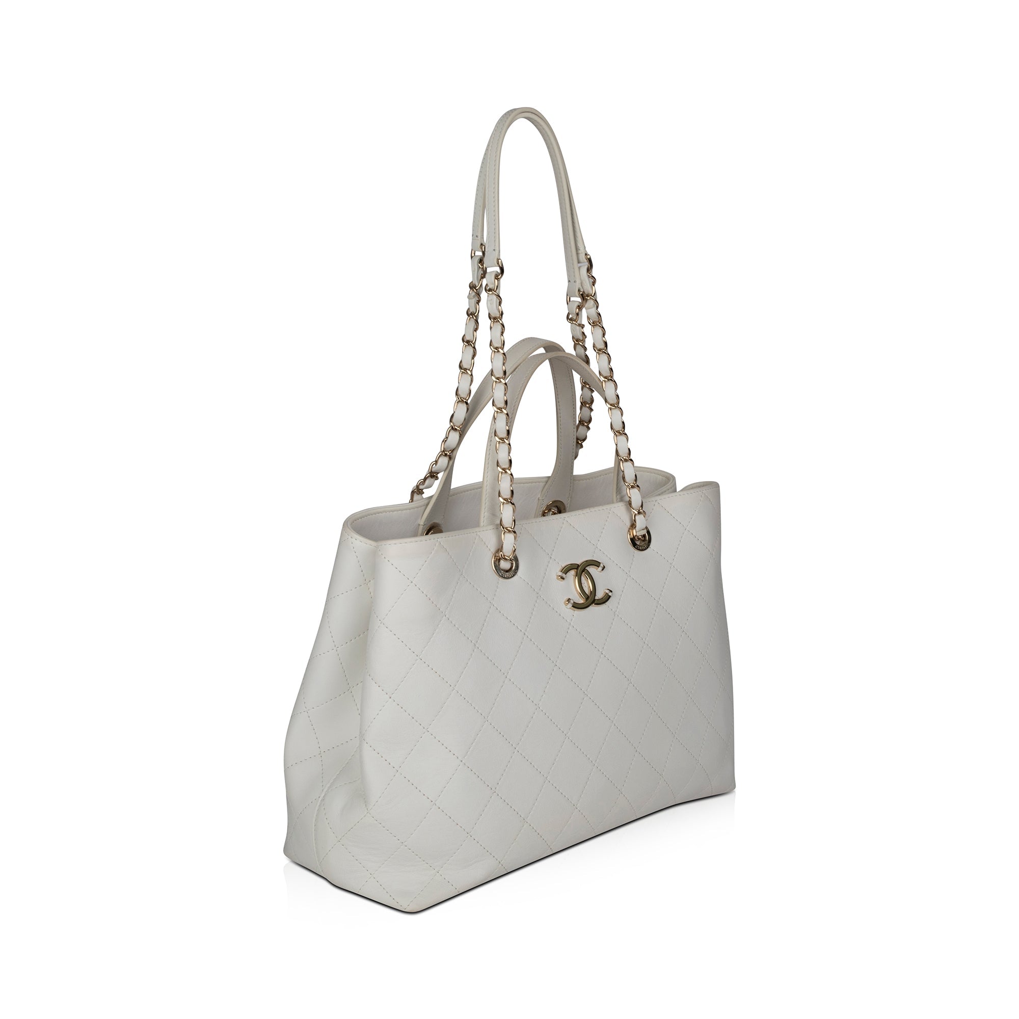 Chanel Medium Quilted Bullskin Neo Soft Shopping Tote w/ Authenticity Card