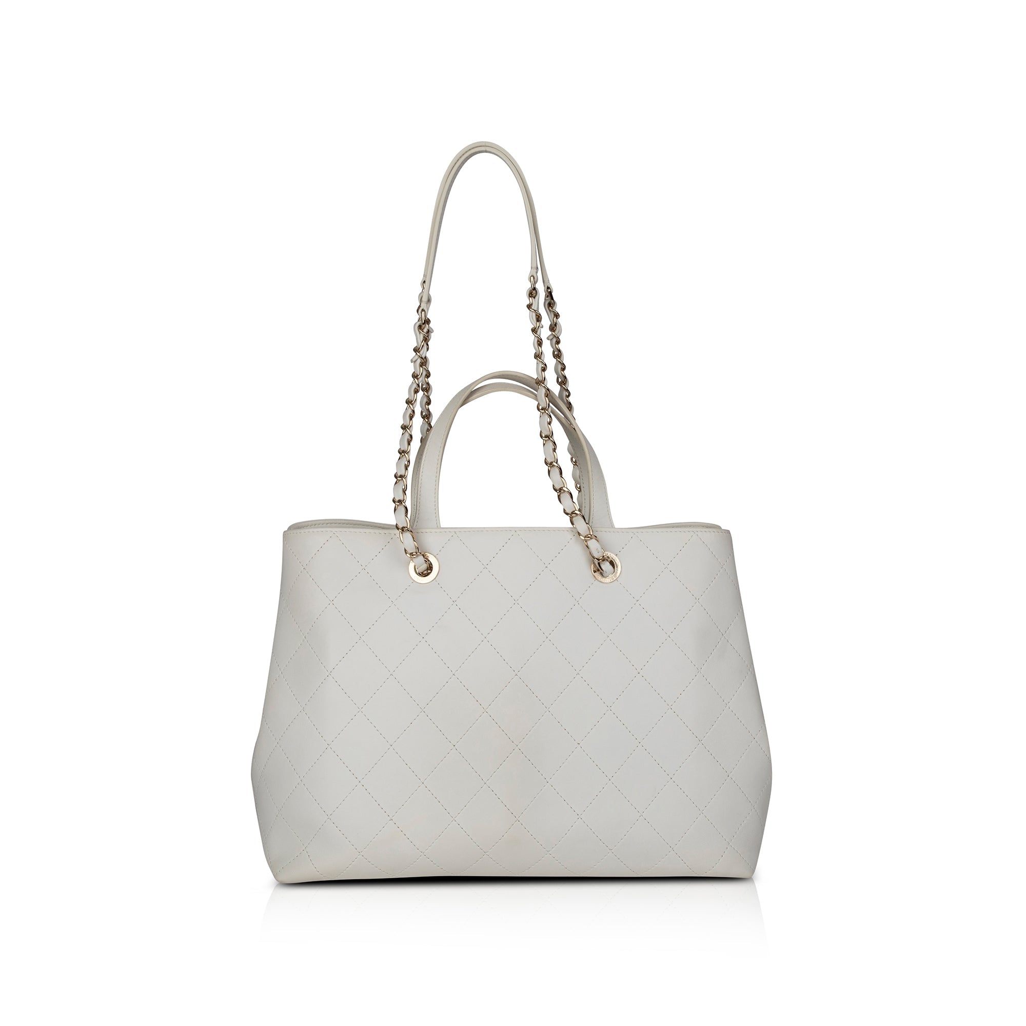 Chanel Medium Quilted Bullskin Neo Soft Shopping Tote w/ Authenticity Card