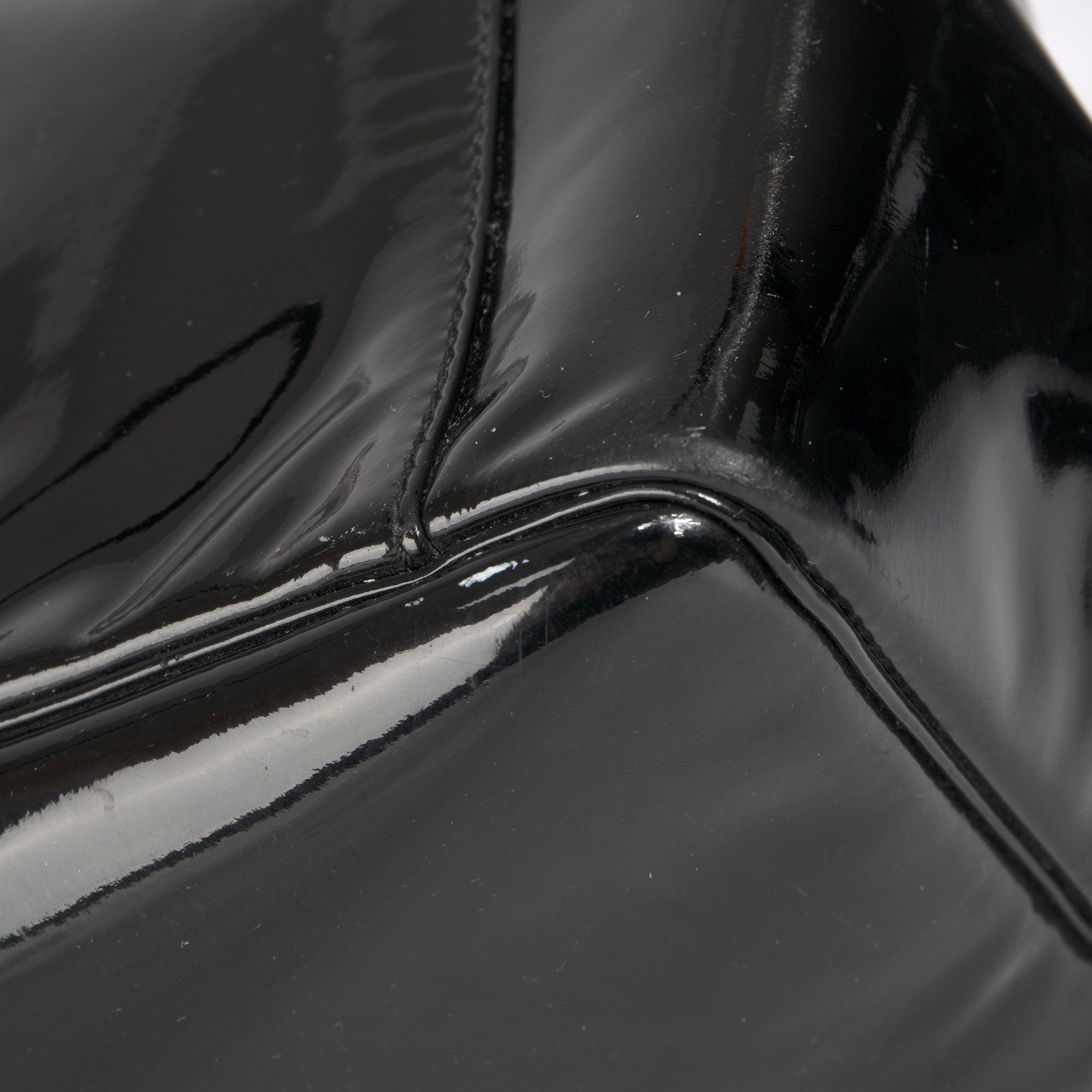 Chanel Perforated CC Patent Leather Tote