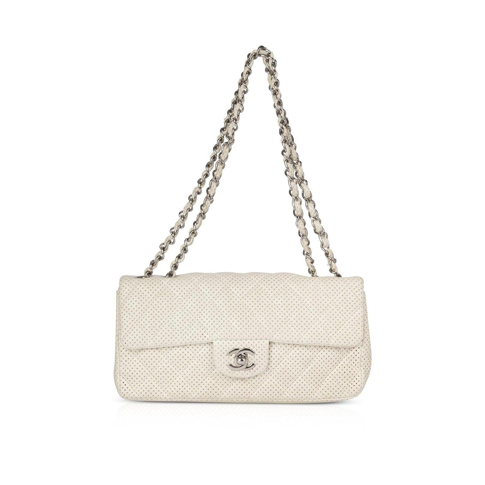 Chanel Perforated E/W Flap Bag