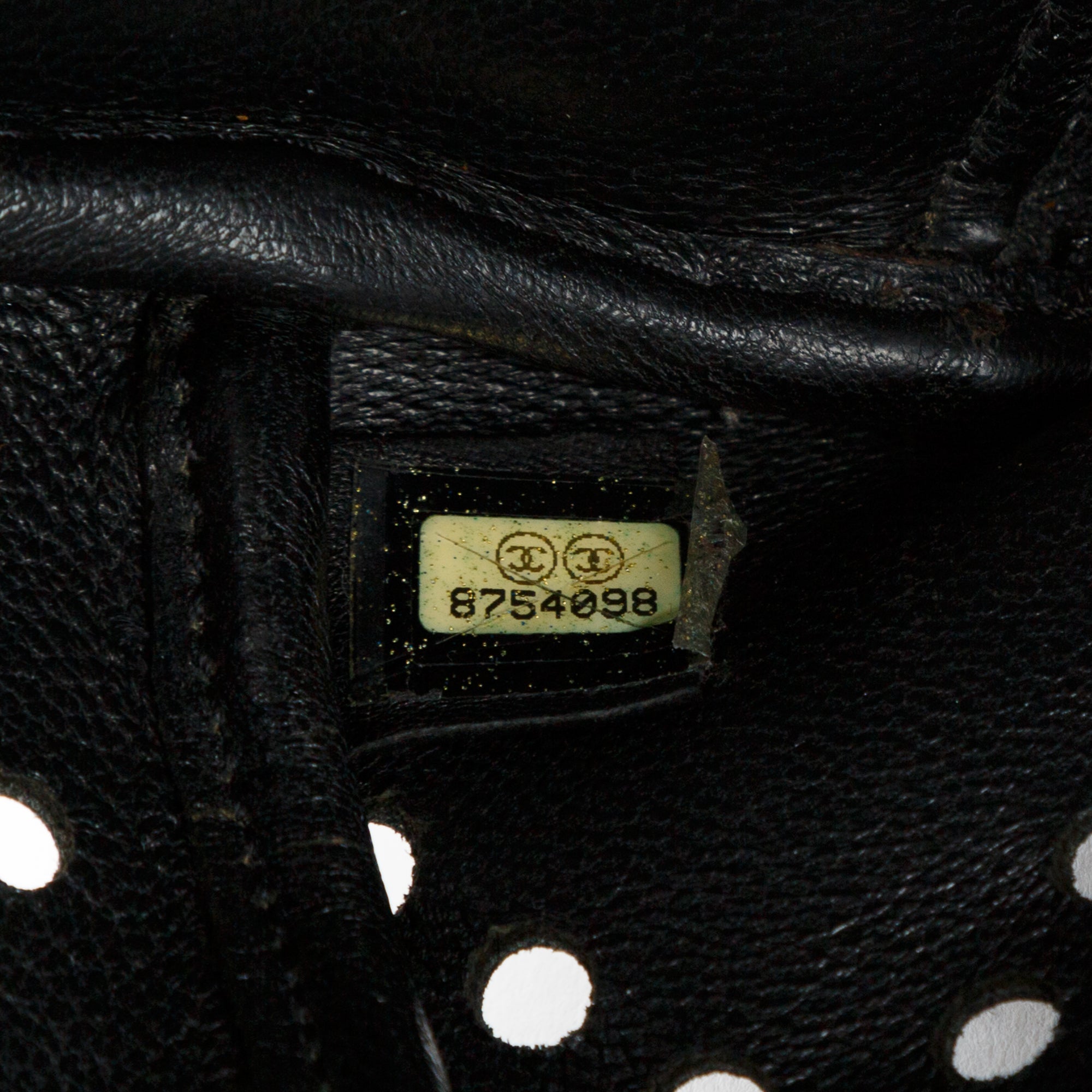 Chanel Perforated Patent CC Tote