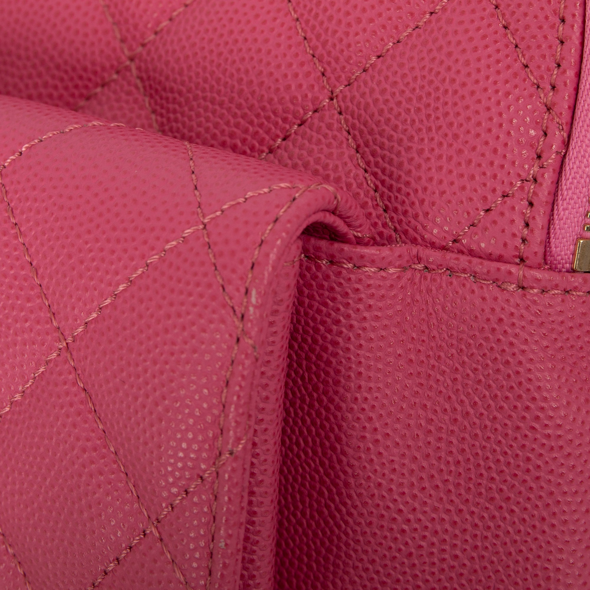 Chanel Pink Caviar CC Day Mini Backpack w/ Authenticity Card