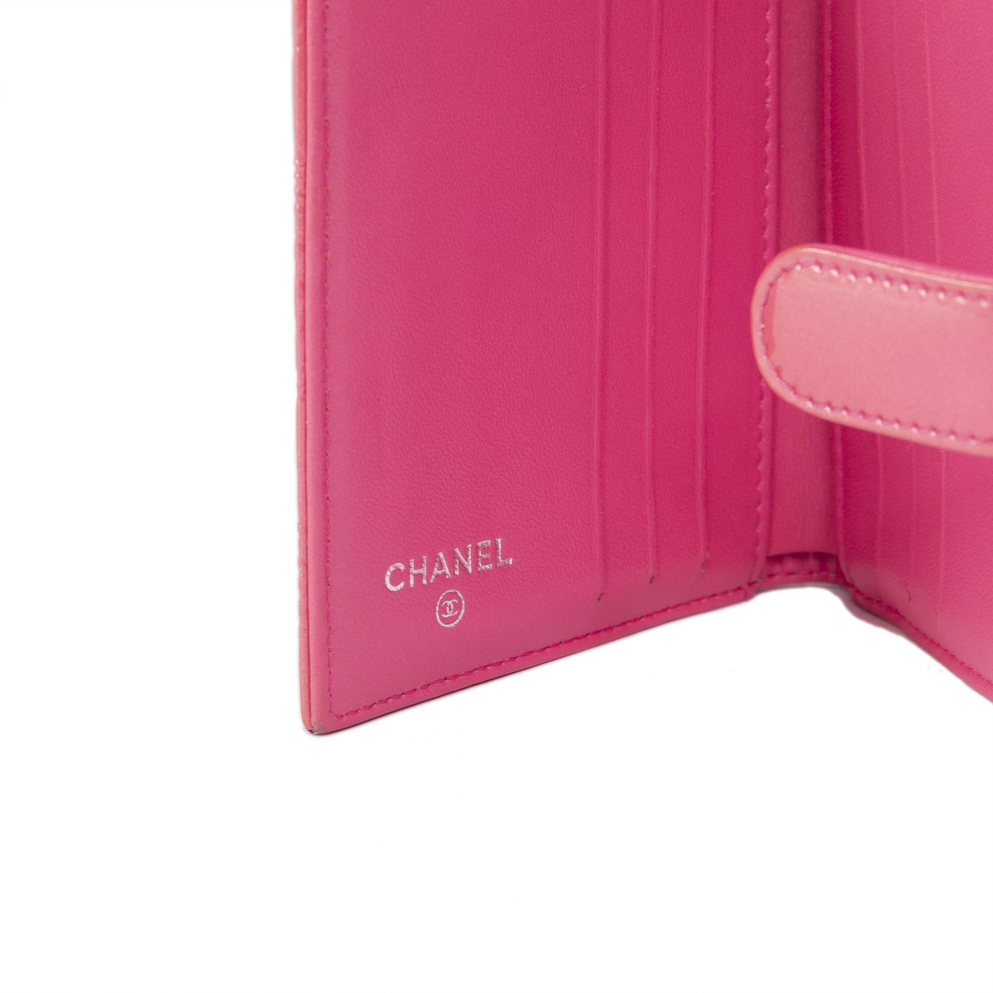 Chanel Pink Icon Compact Wallet