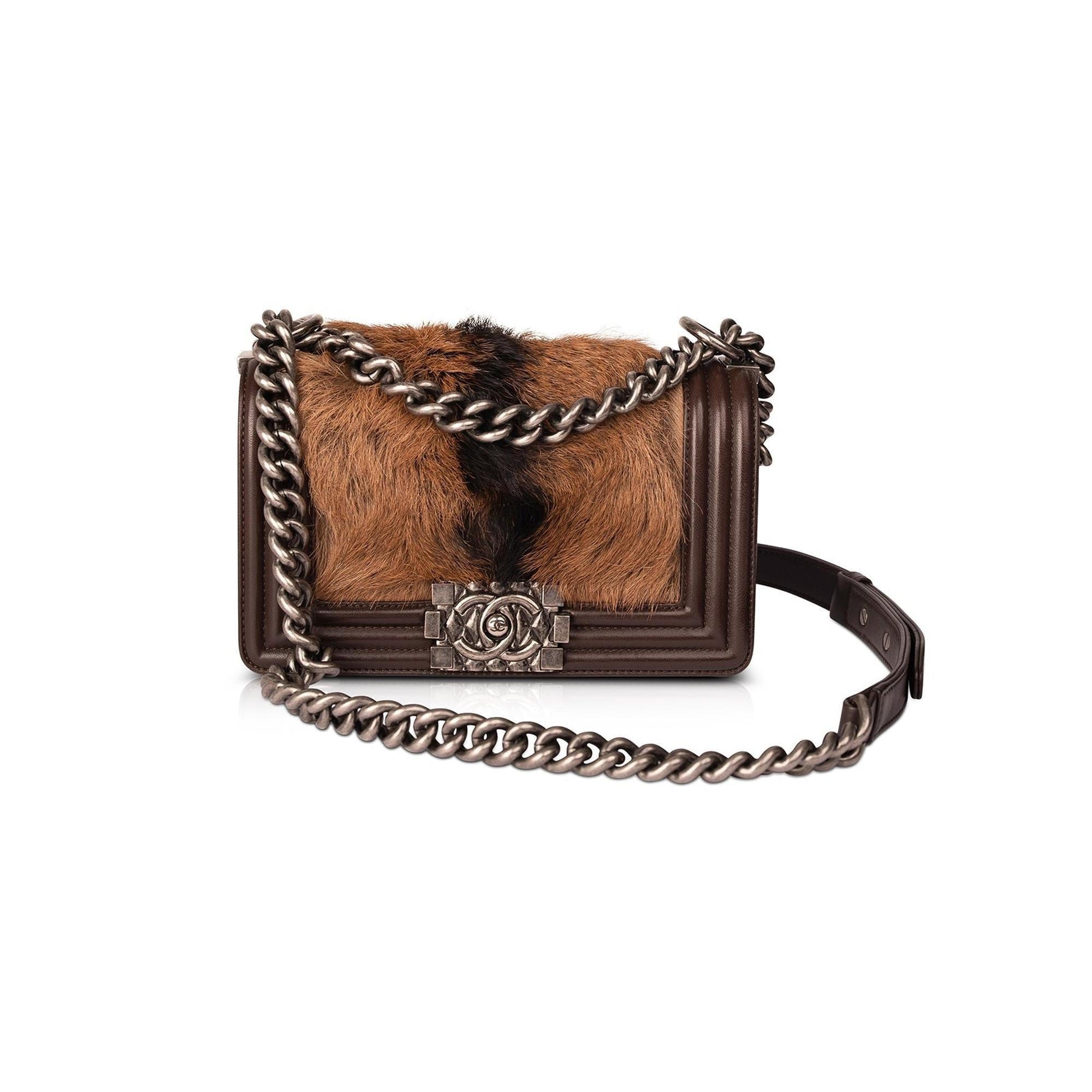 Chanel Pony Hair Small Boy Bag