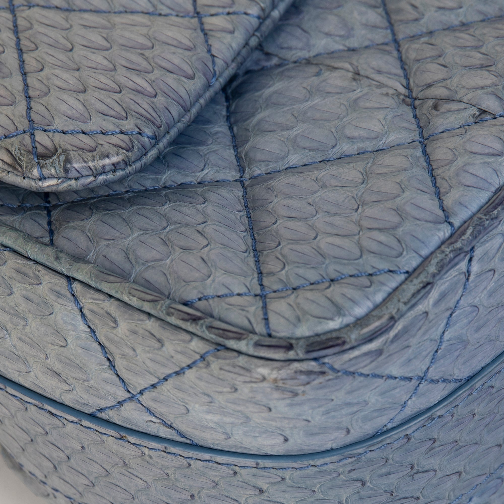 Chanel Python Easy Carry Medium Flap Bag