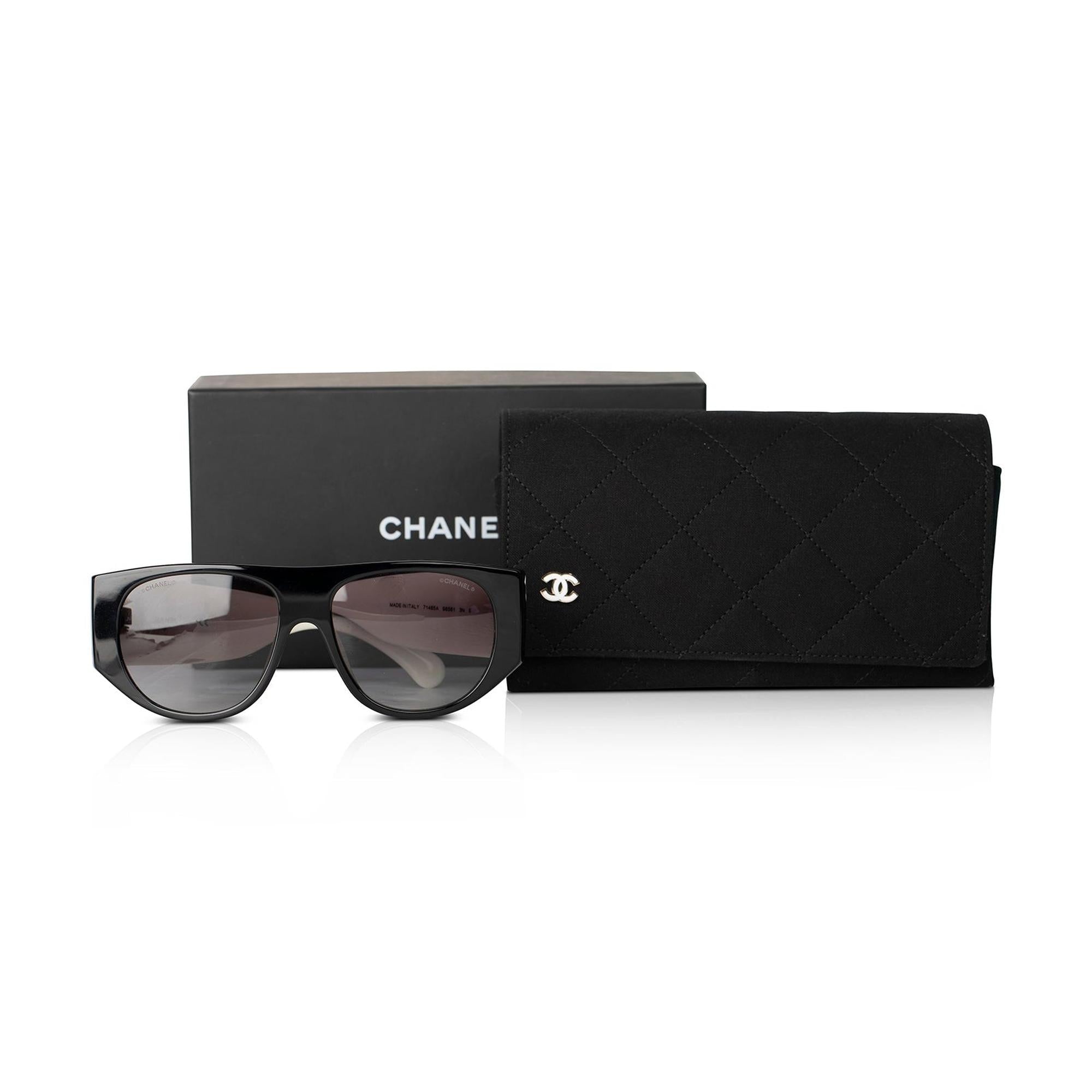 Chanel Quilted CC Pilot Sunglasses w/ Box, Case & Receipt
