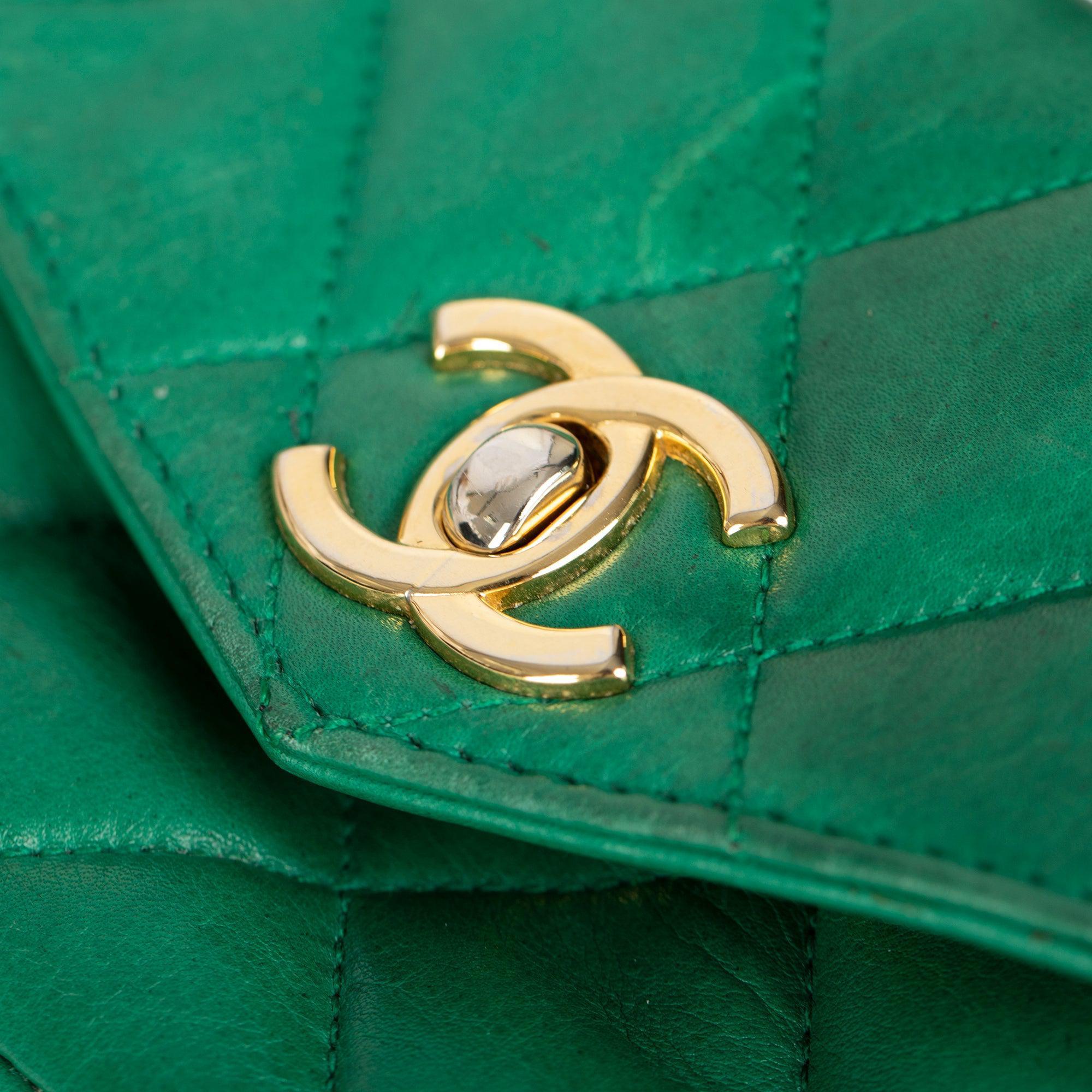 Chanel Quilted Leather Double CC Flap Belt Bag