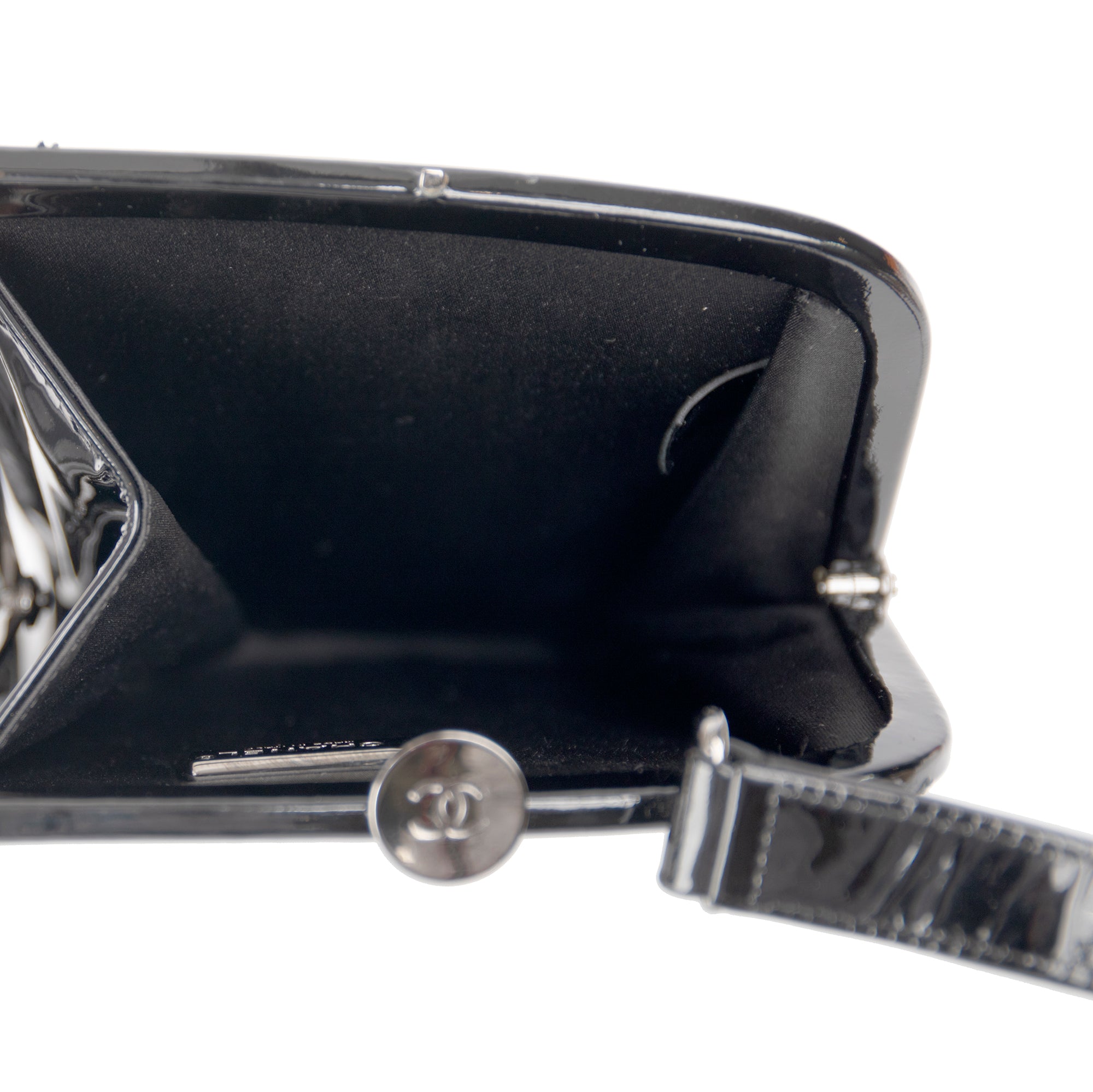 Chanel Runway Patent Leather Double Split Frame Bag