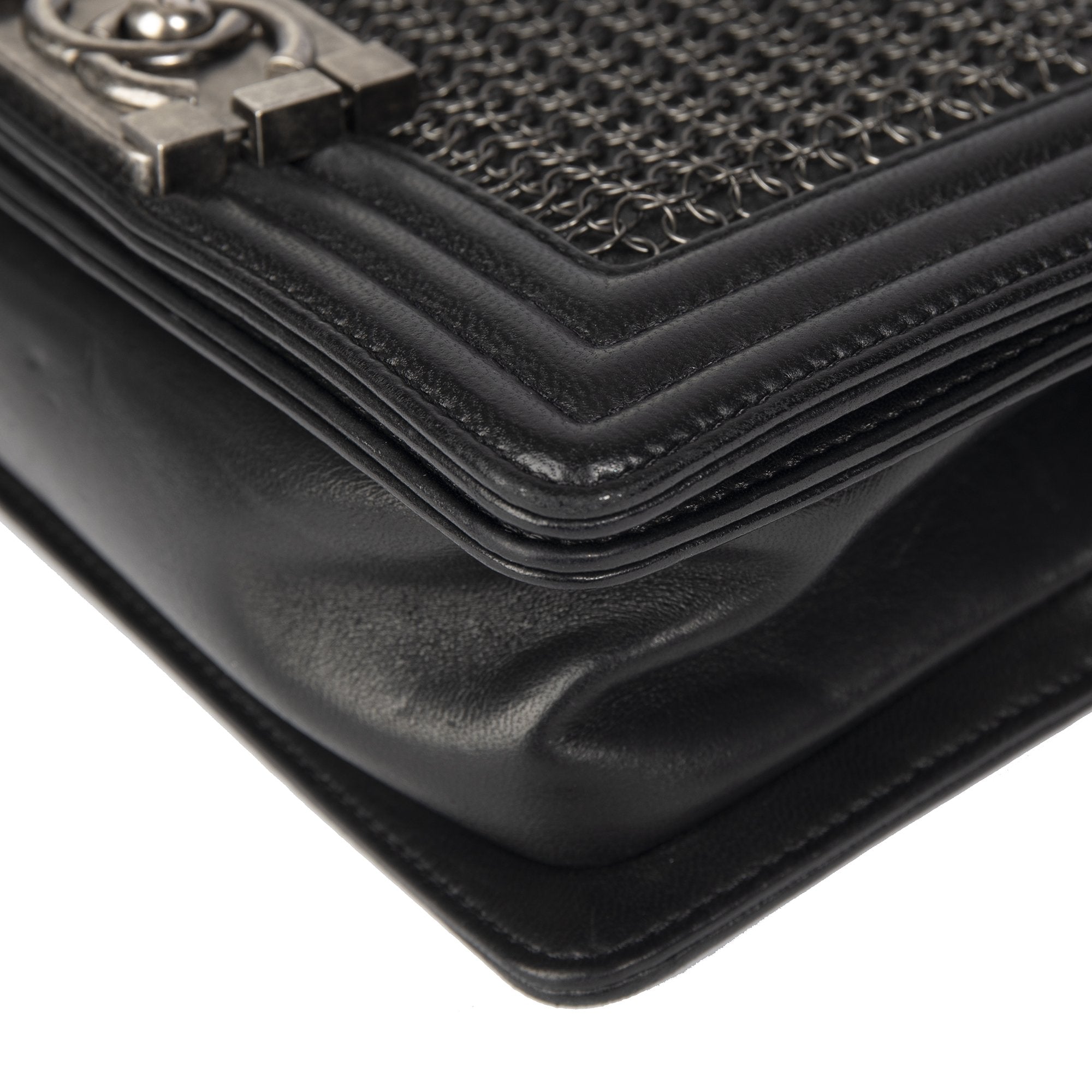 Chanel Small Paris-Edinburgh Chainmail Boy Bag