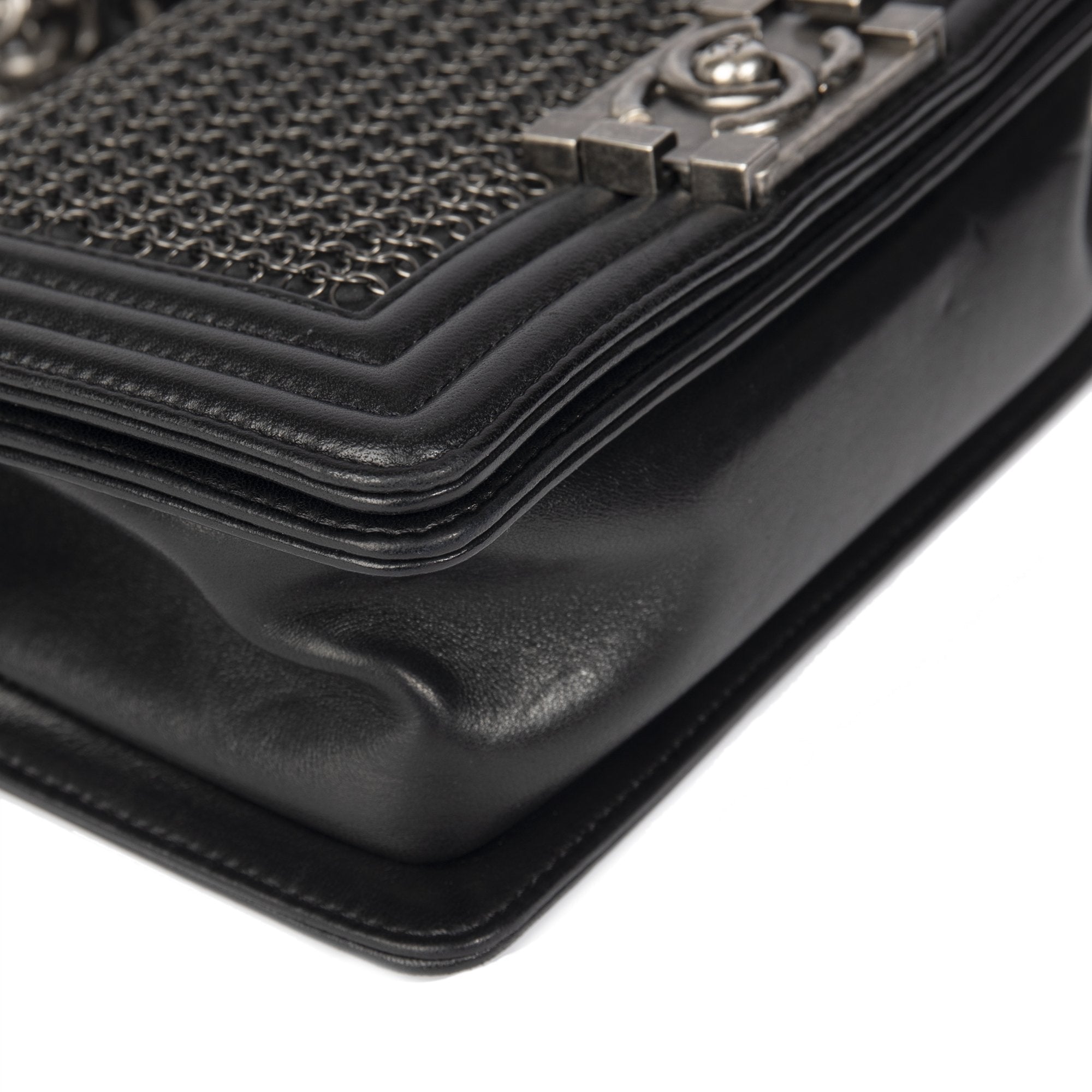 Chanel Small Paris-Edinburgh Chainmail Boy Bag