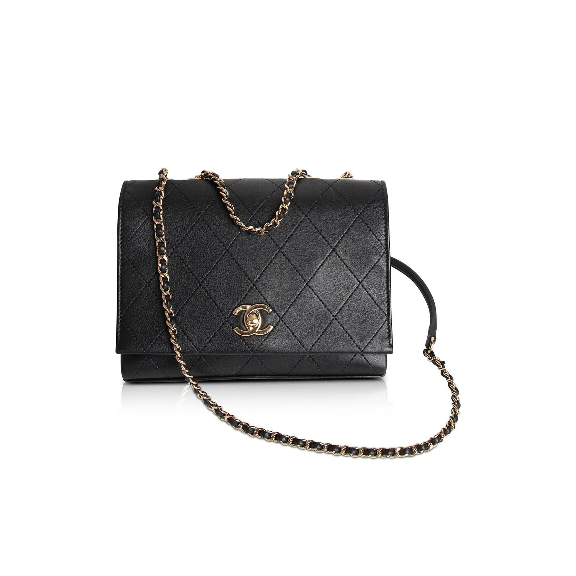 Chanel Small Quilted Calfskin Flap Bag